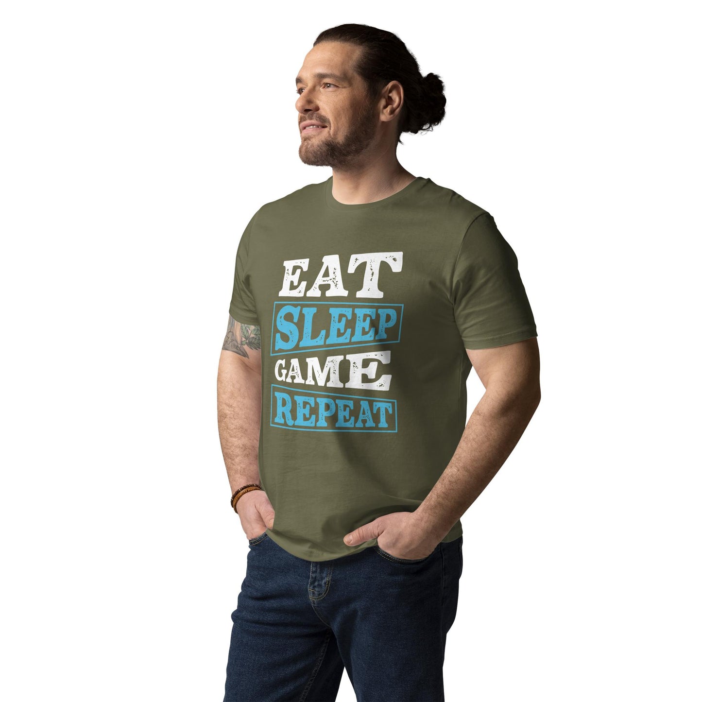 Eat, Sleep, Game, Repeat - T-Shirt - MerchMotten
