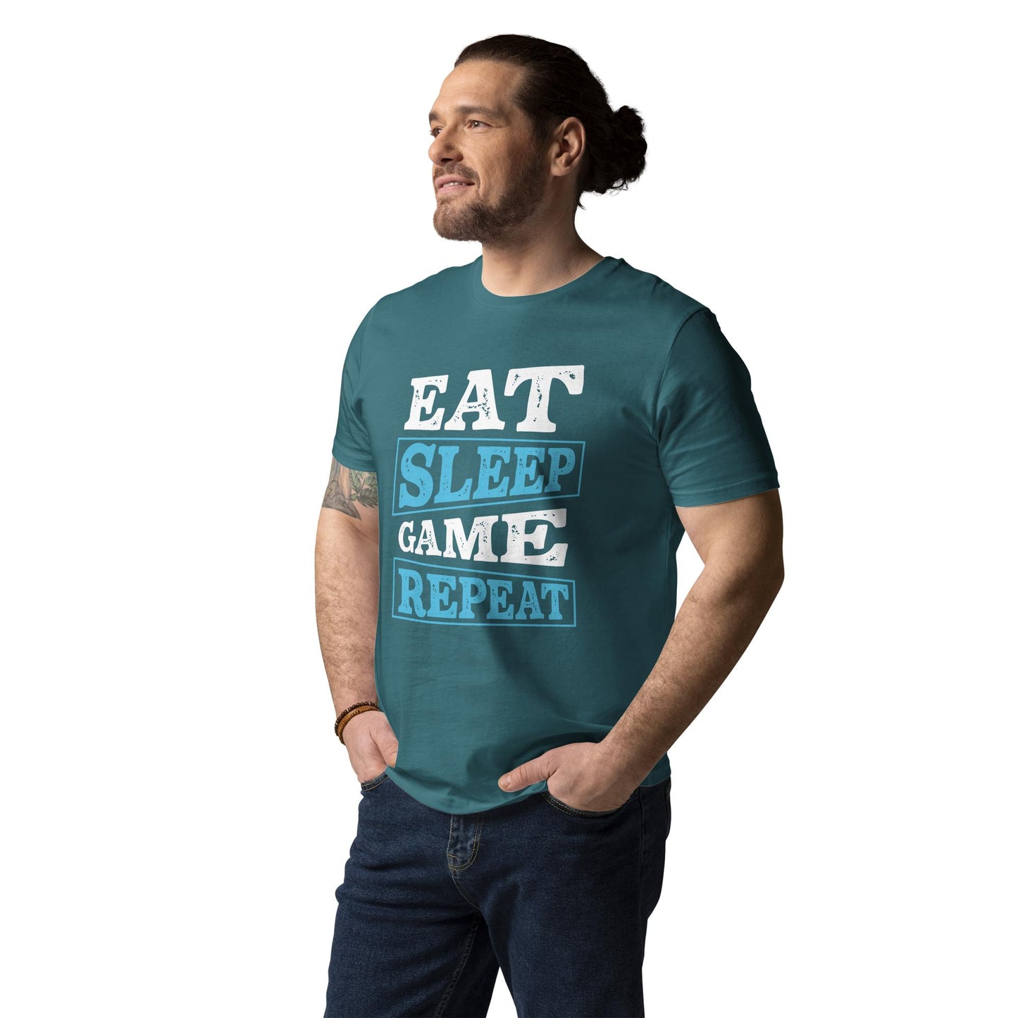 Eat, Sleep, Game, Repeat - T-Shirt - MerchMotten