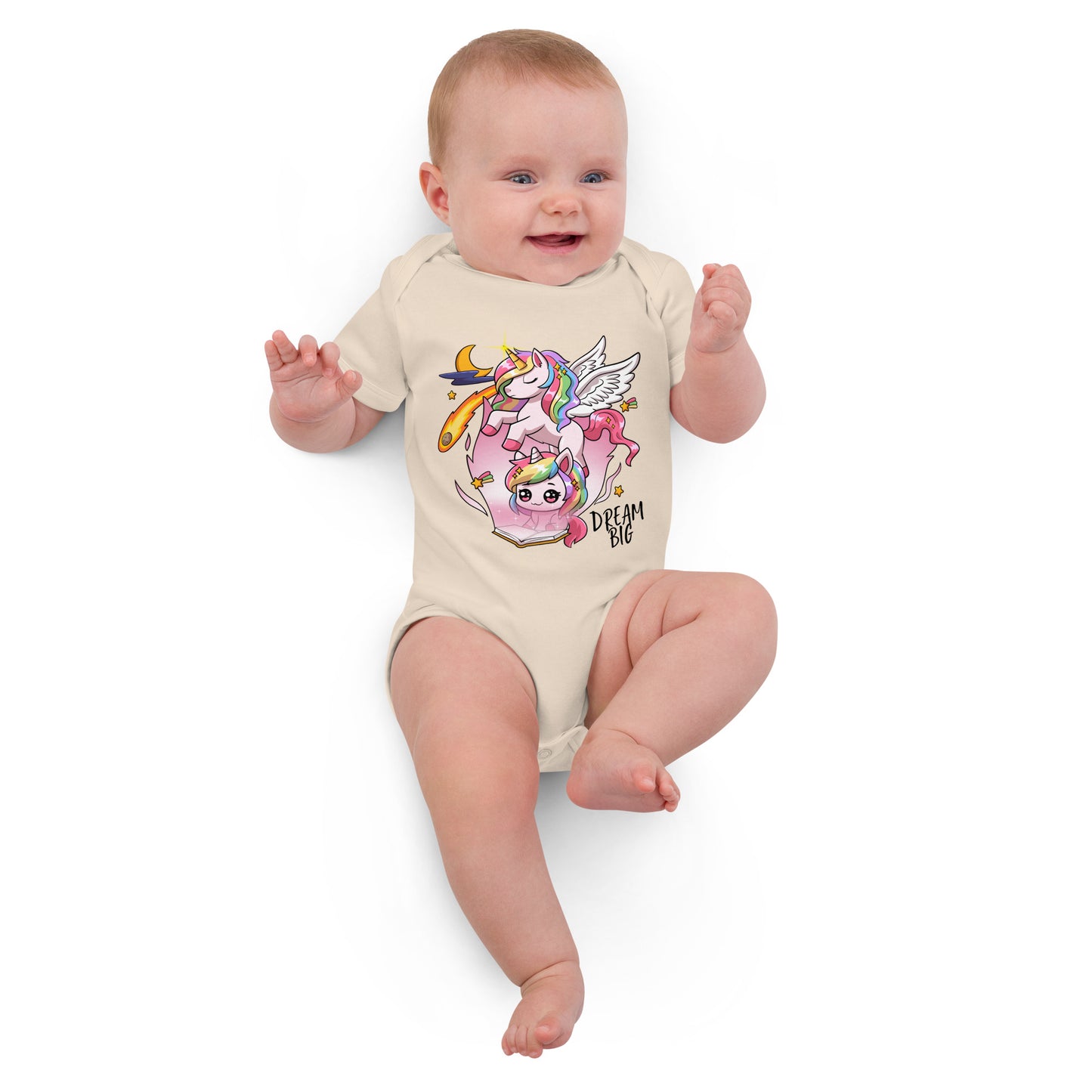 Unicorn Dream Big - Babystrampler
