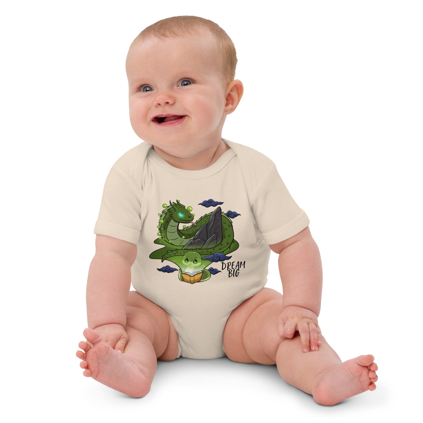 Organic cotton baby bodysuit