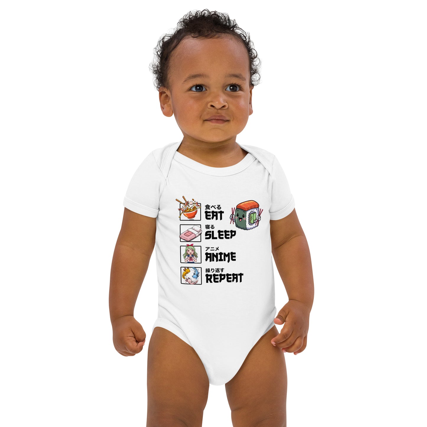 Eat Sleep Game Repeat - Babystrampler