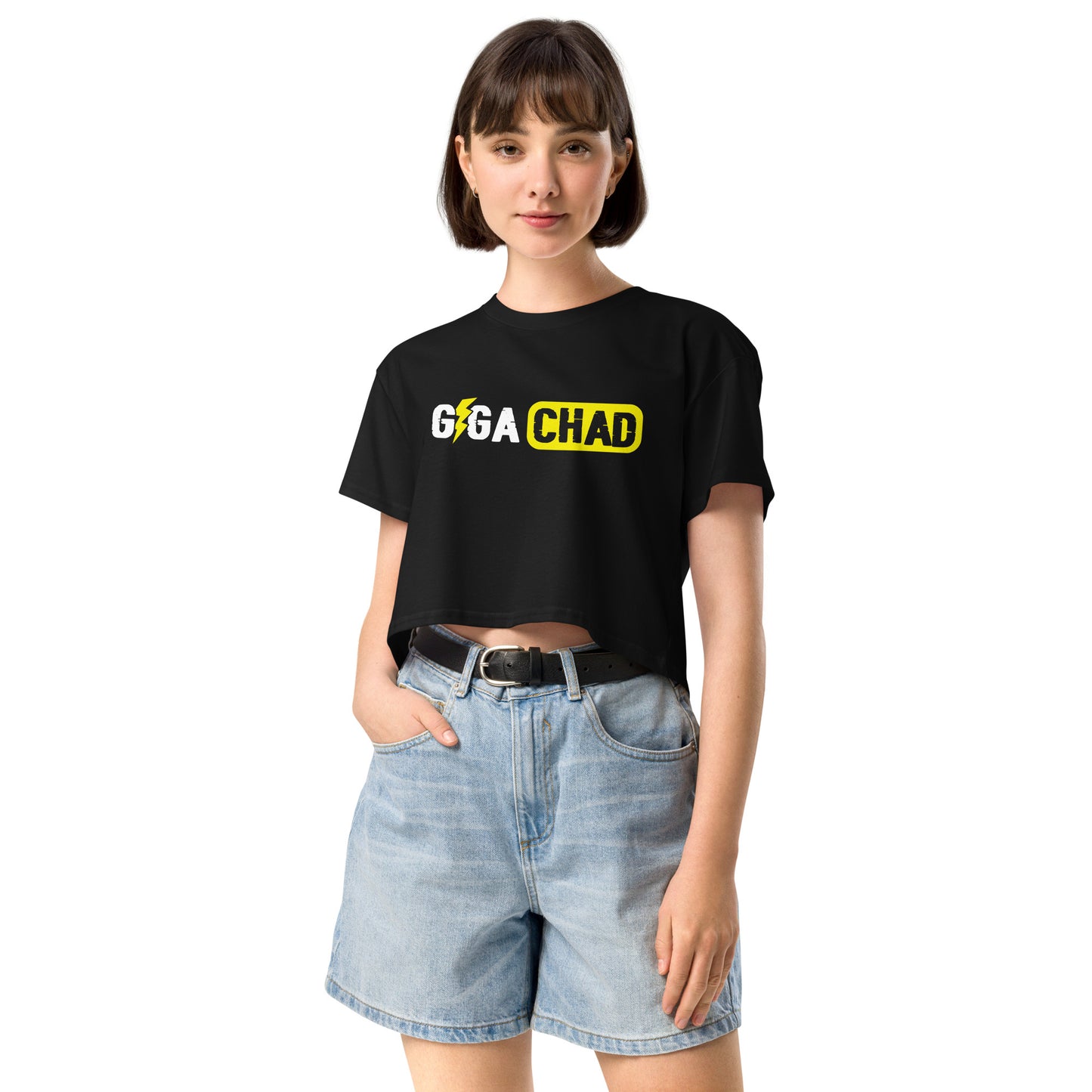Giga Chad - Crop T-Shirt