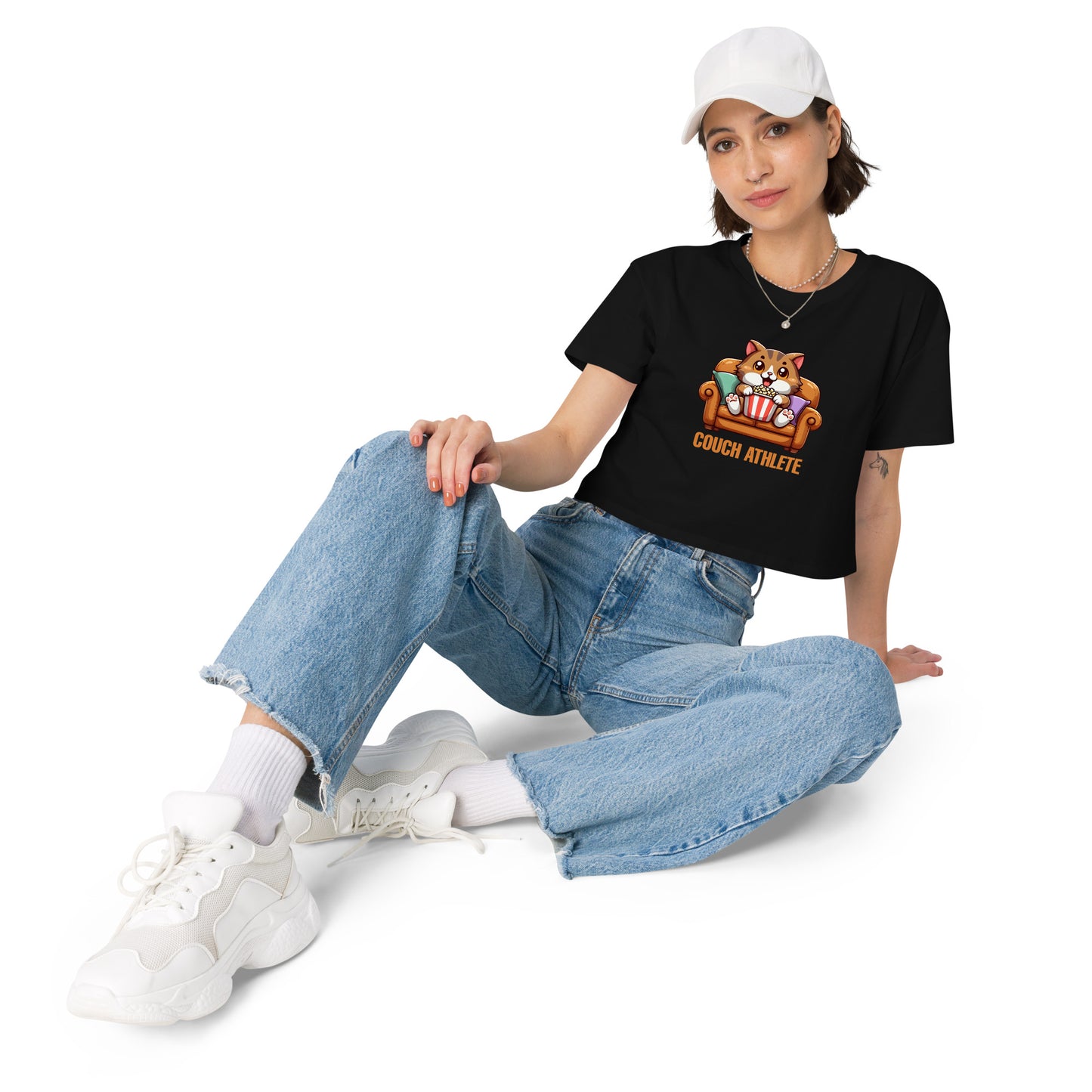 Couch Athlete - Crop T-Shirt