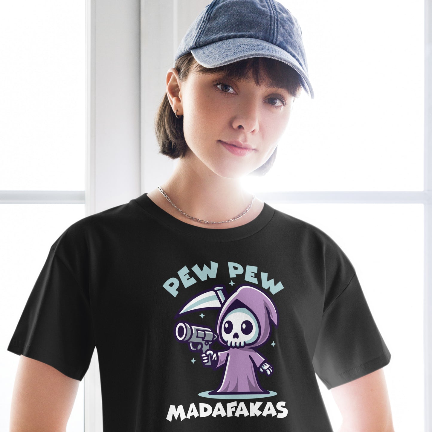 Pew Pew Madafakas - Crop T-Shirt