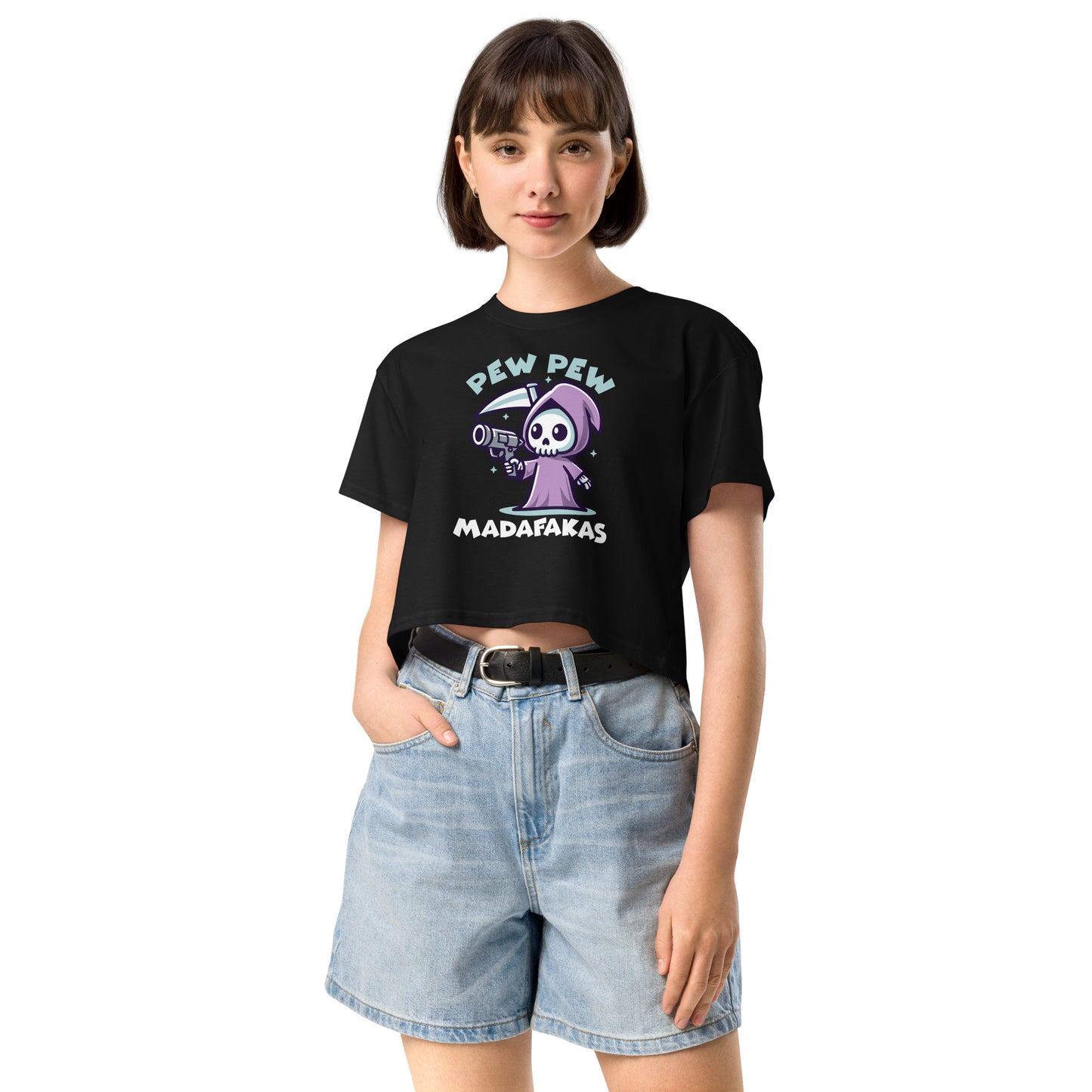 Pew Pew Madafakas - Crop T-Shirt