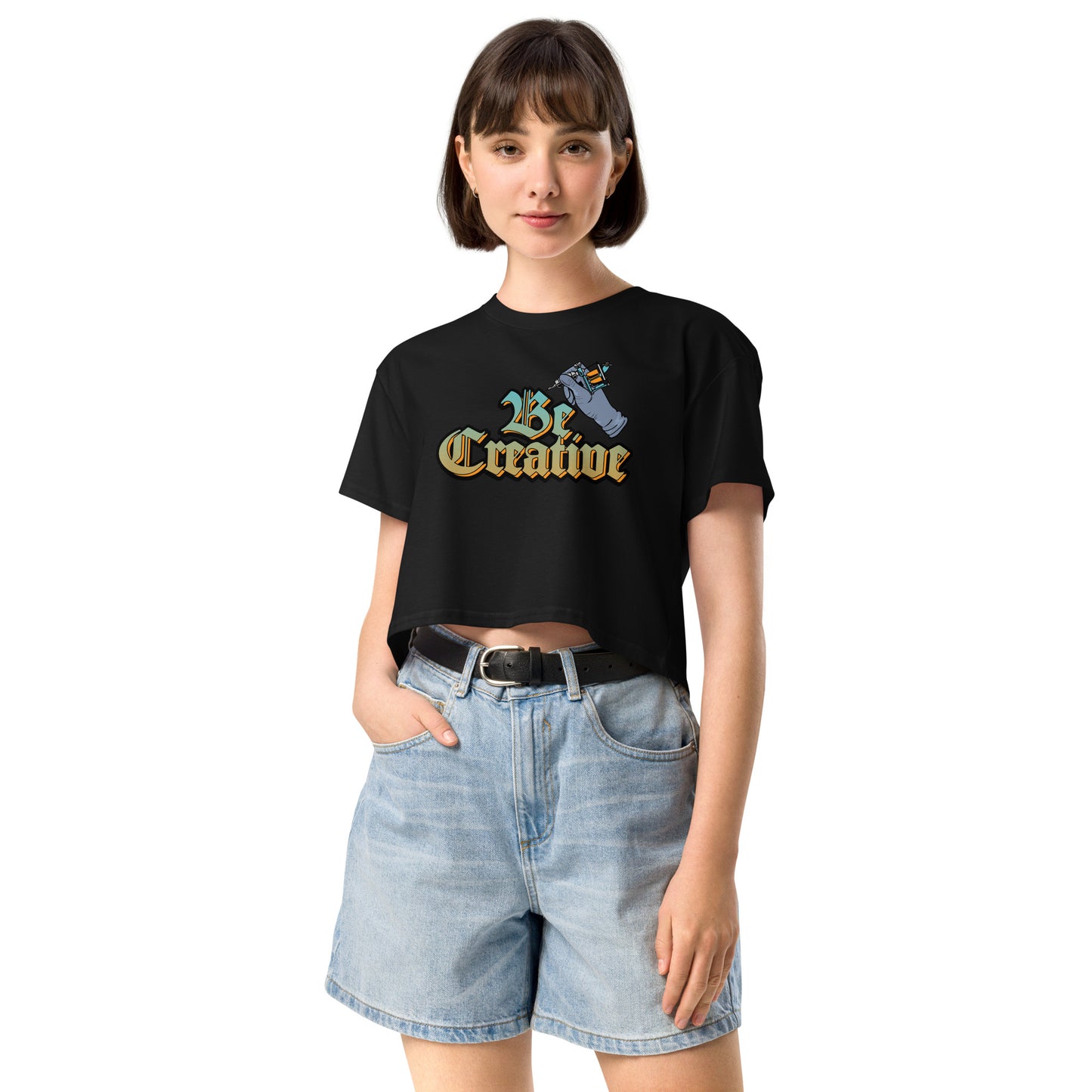 Be Creative - Crop T-Shirt