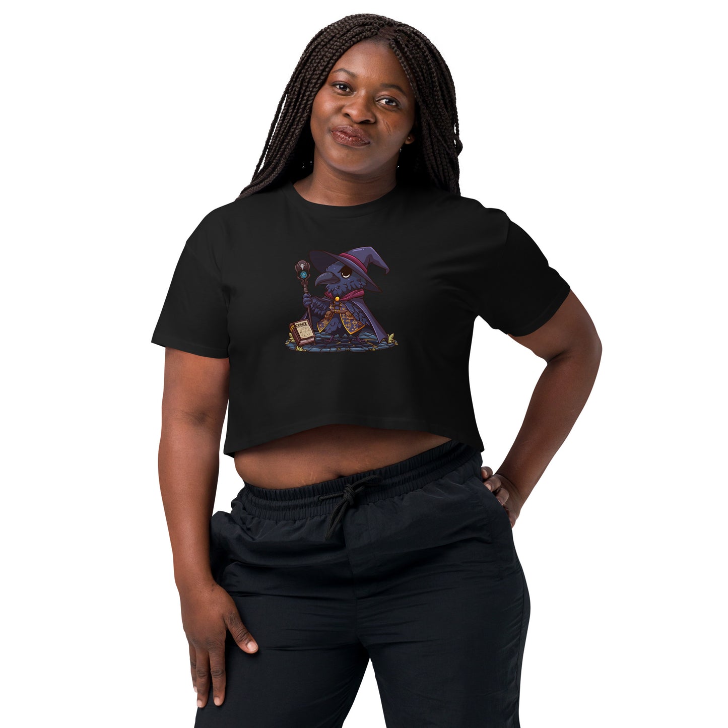 Wizard Raven - Crop T-Shirt