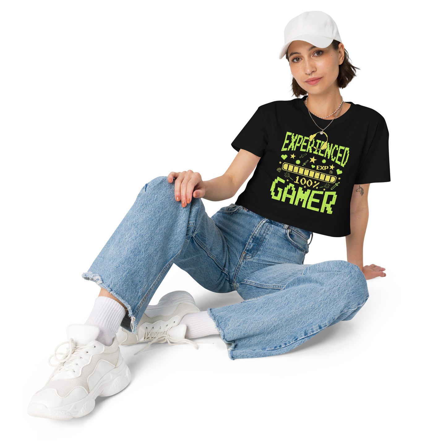 Experienced Gamer - Crop T-Shirt