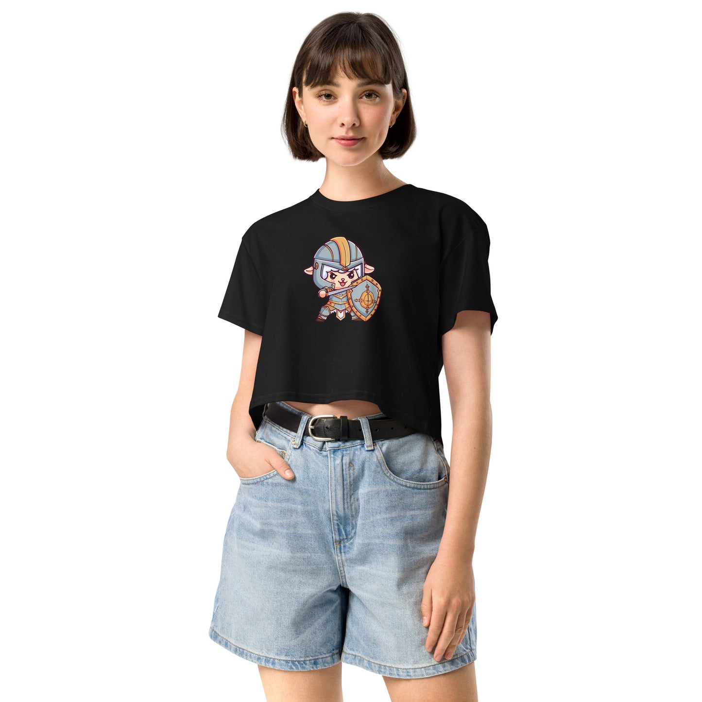 Fighter Sheep - Crop T-Shirt