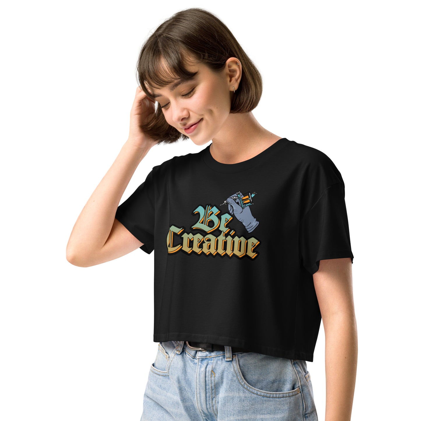 Be Creative - Crop T-Shirt