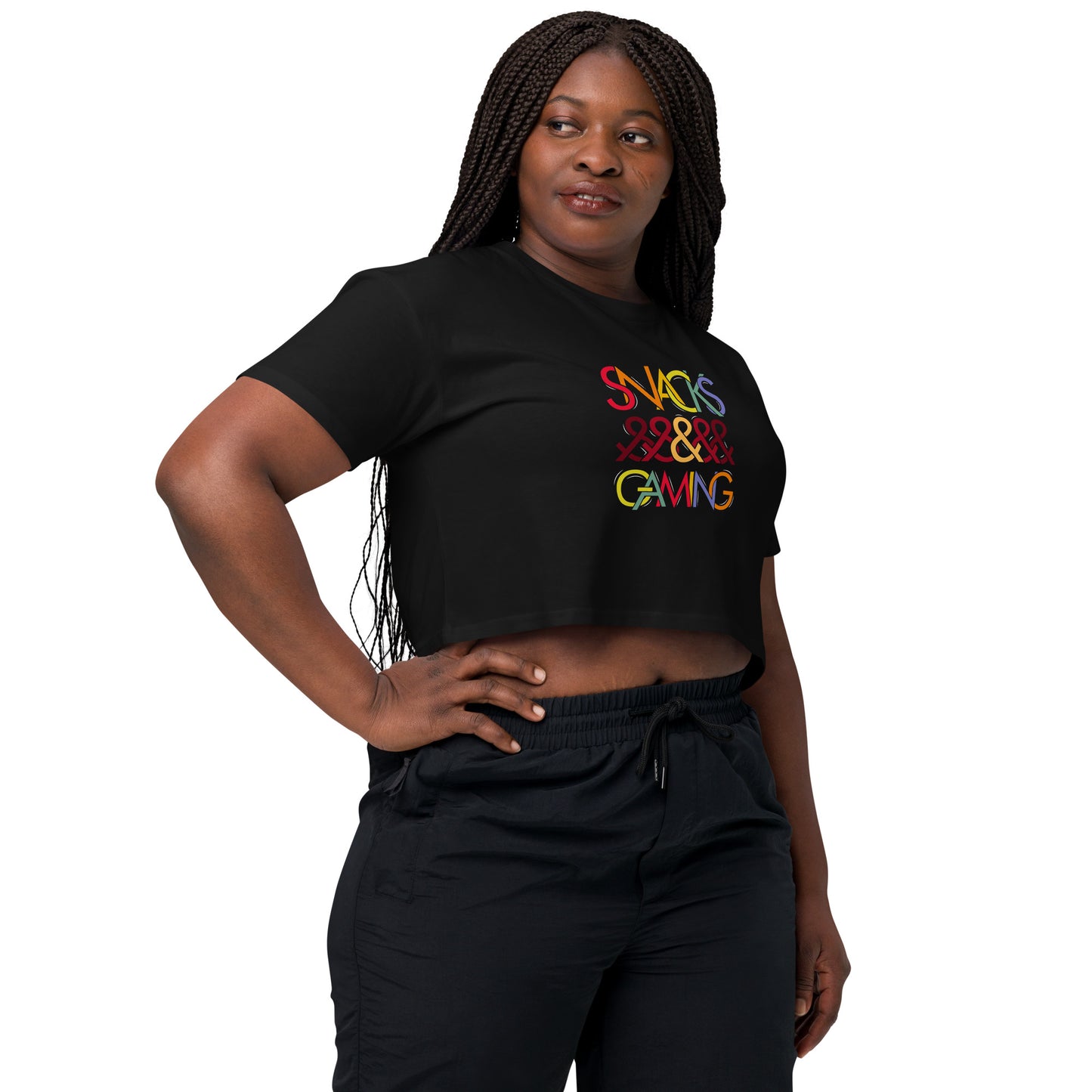 Snacks n Gaming - Crop T-Shirt
