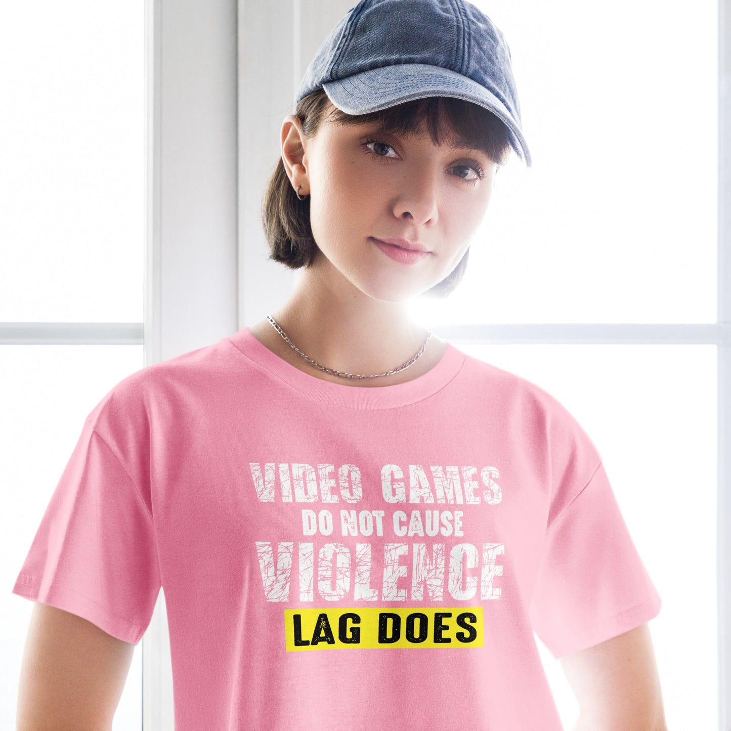 Lag causes Violence - Crop T-Shirt