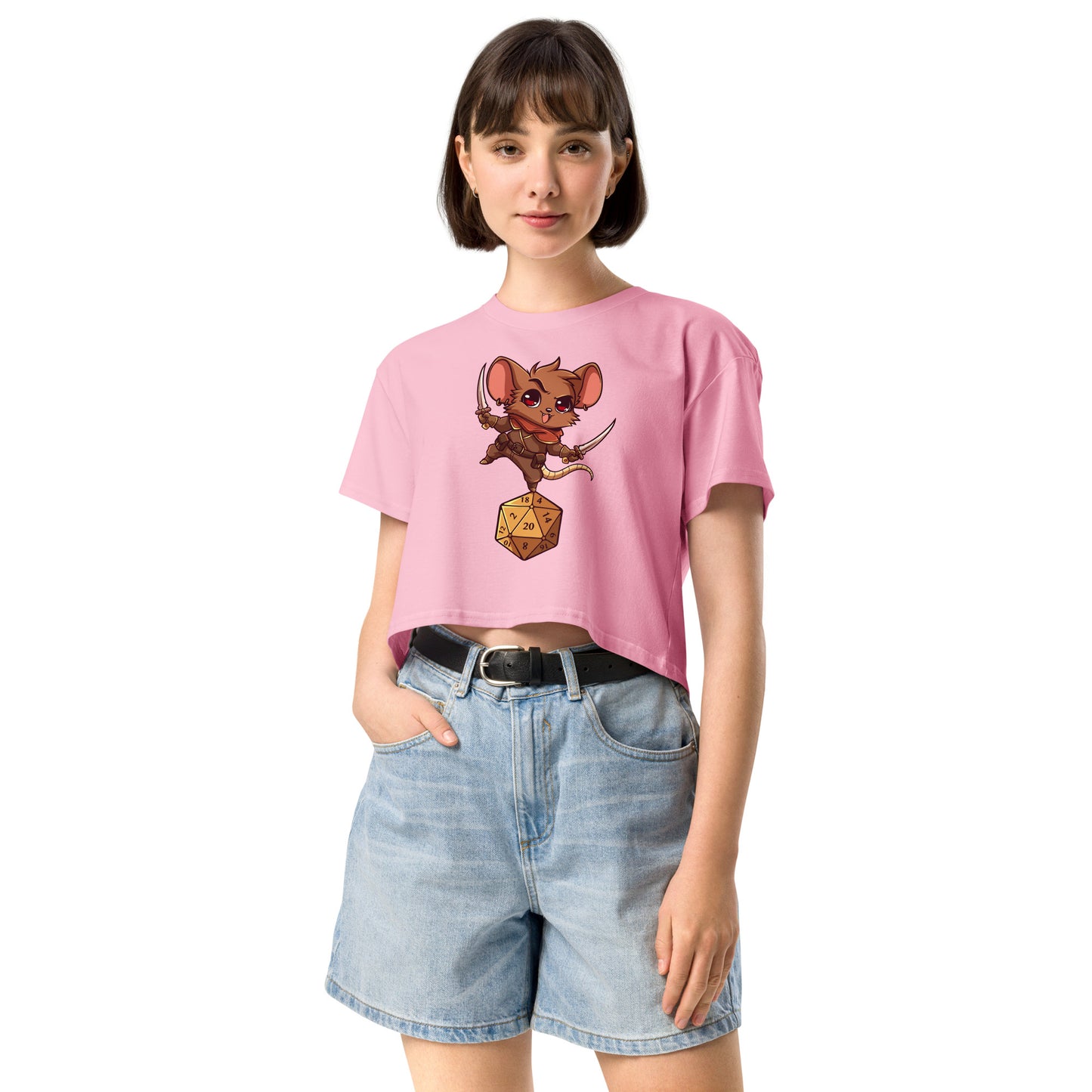 Stealth Check - Crop T-Shirt