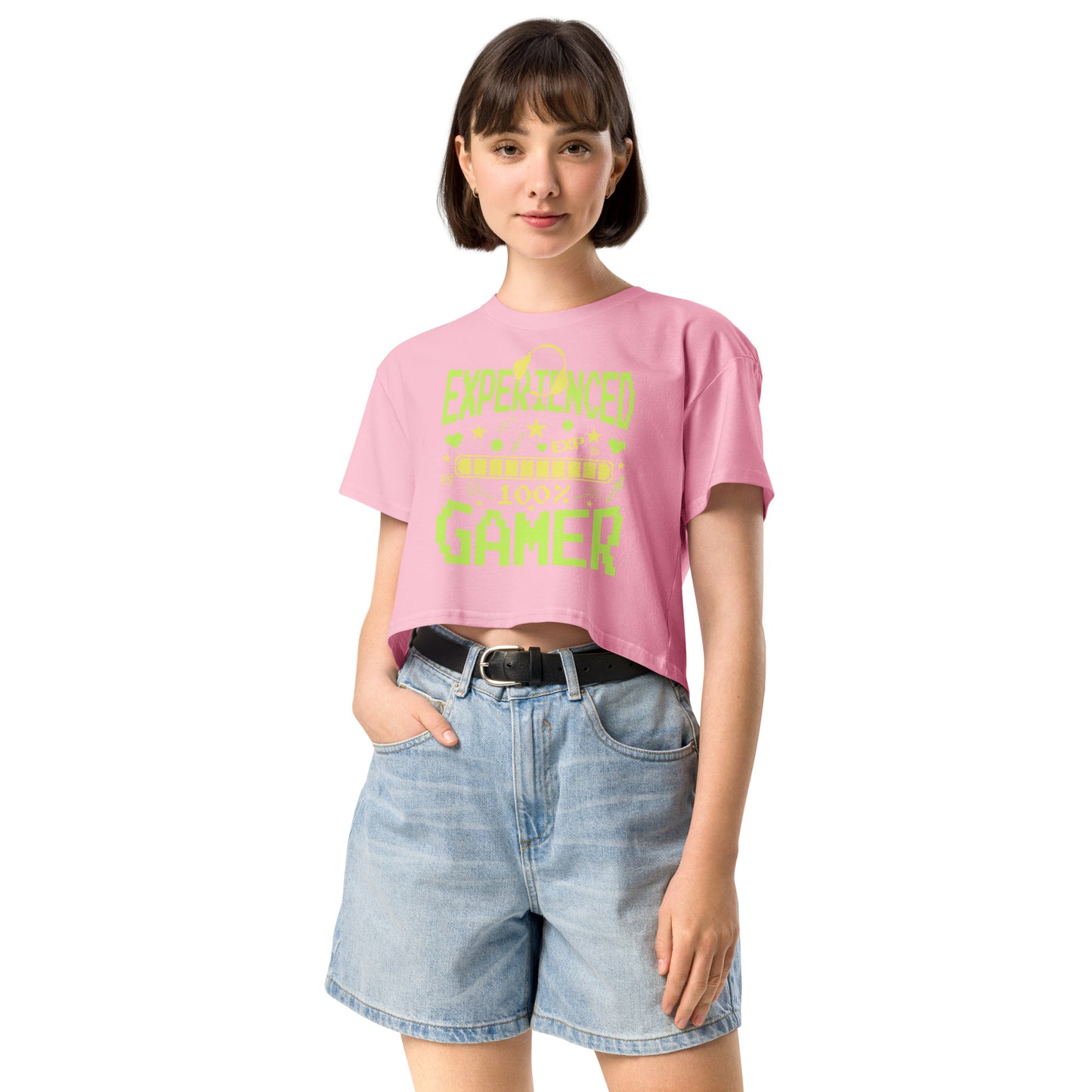 Experienced Gamer - Crop T-Shirt