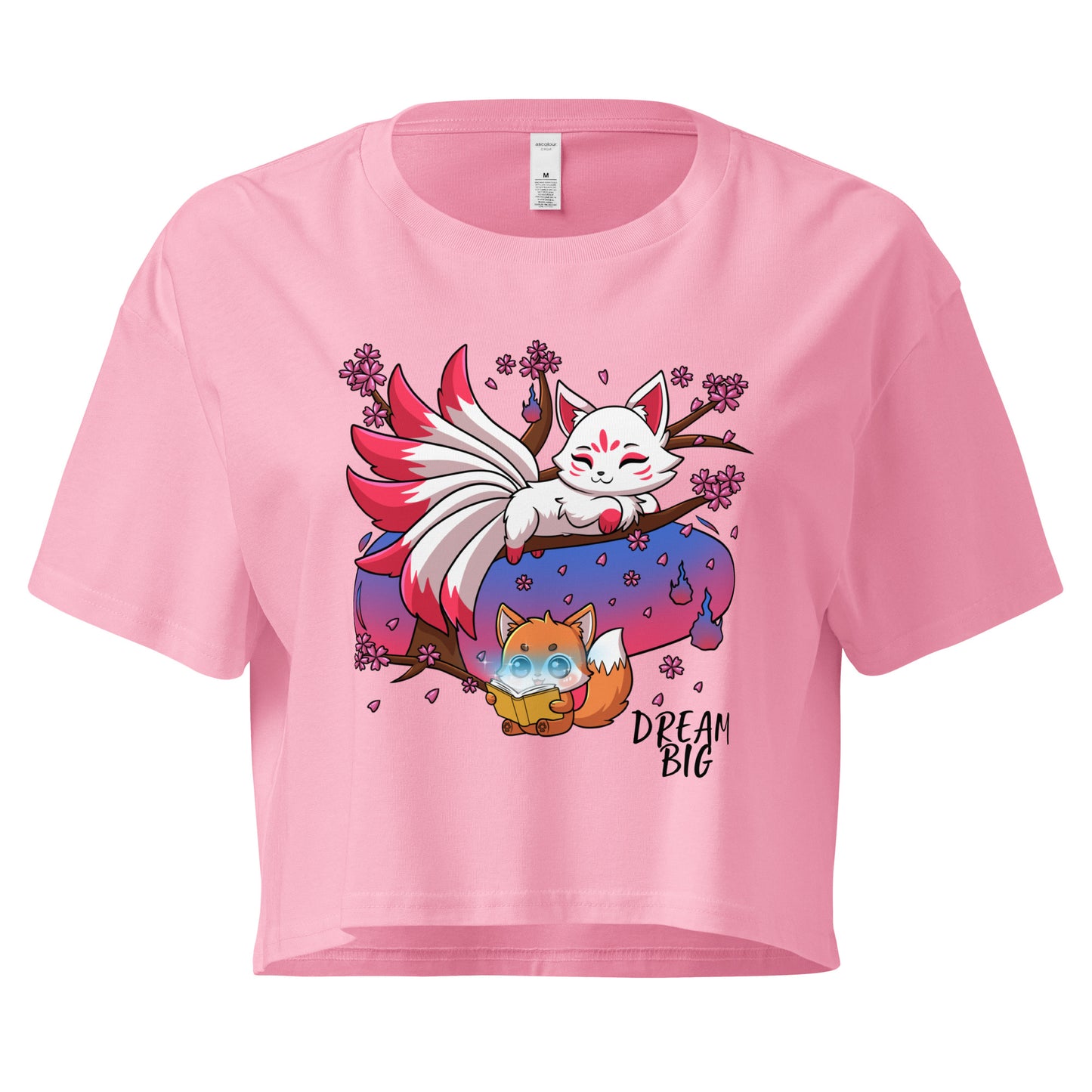 Foxy Dream Big - Crop T-Shirt