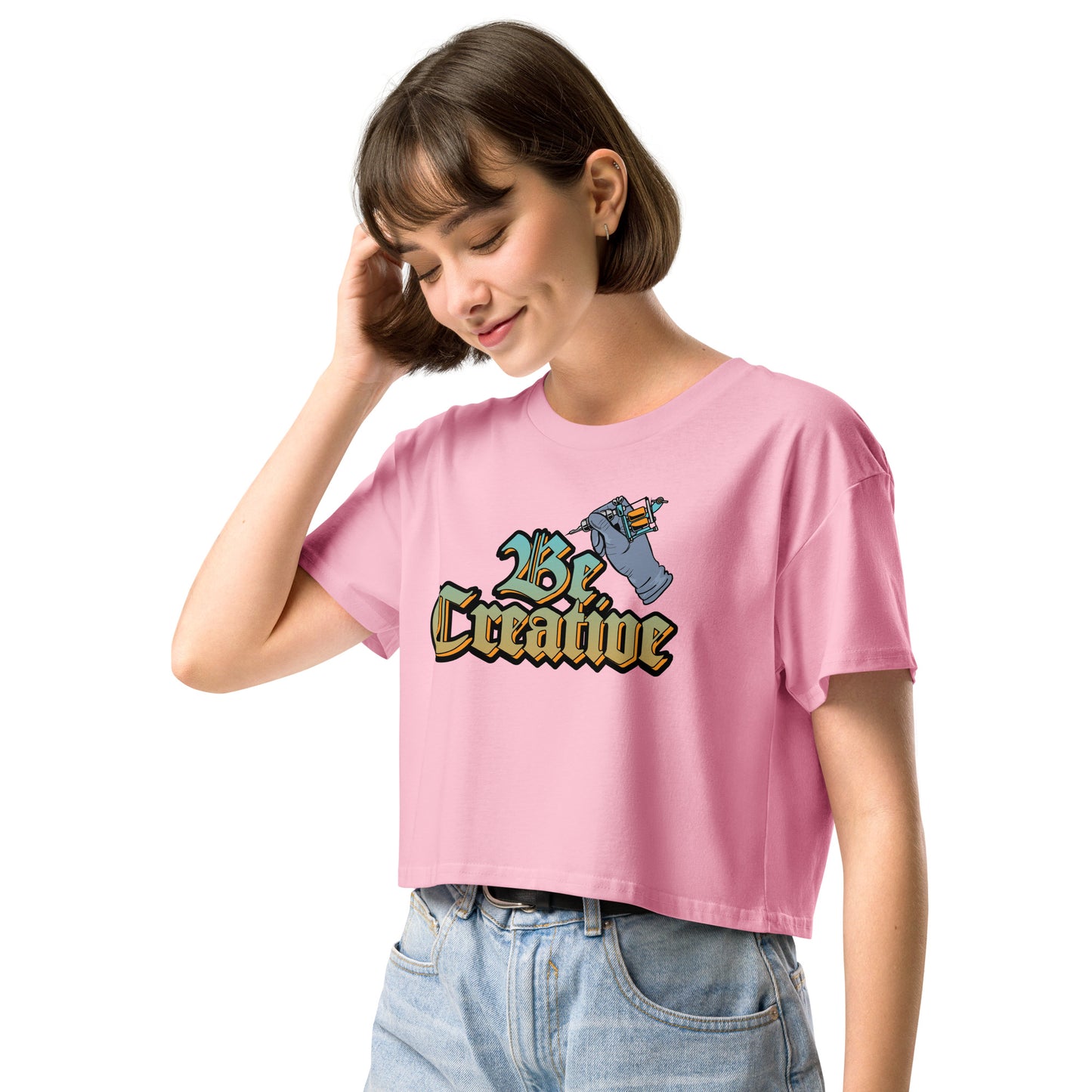 Be Creative - Crop T-Shirt