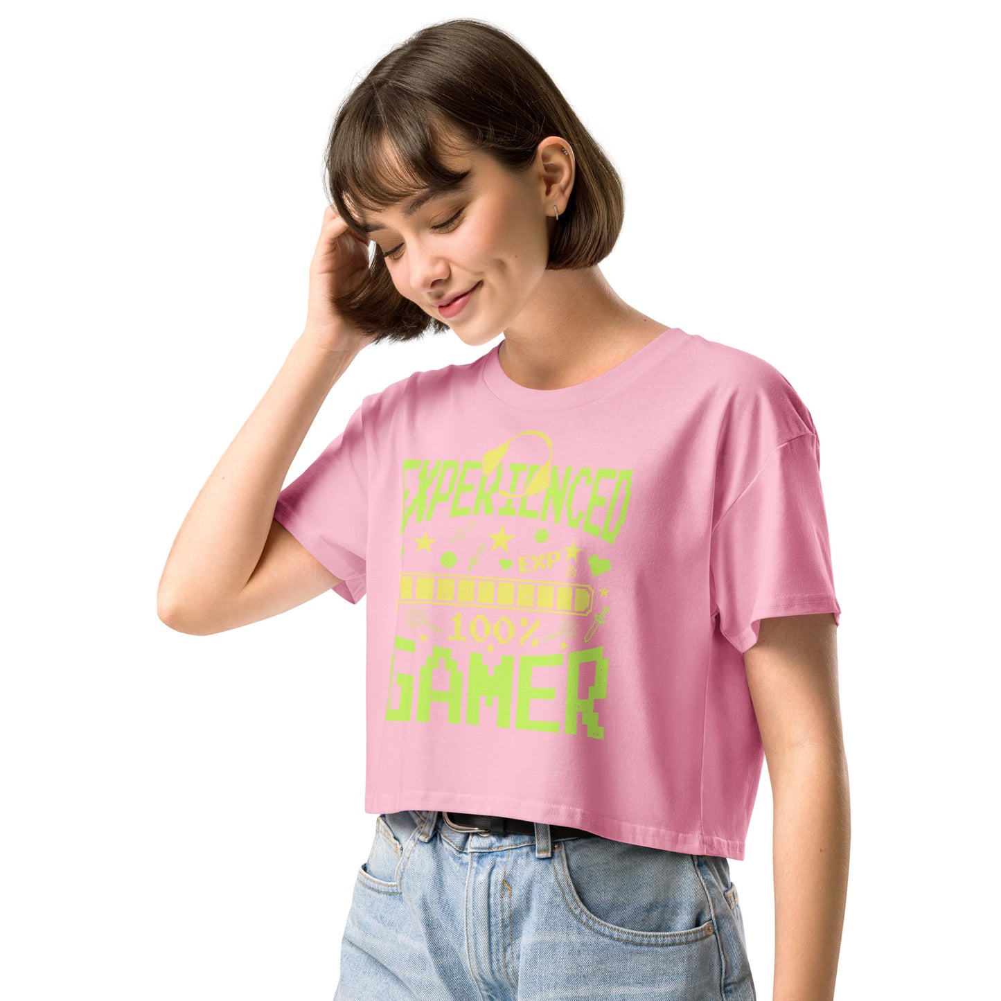 Experienced Gamer - Crop T-Shirt