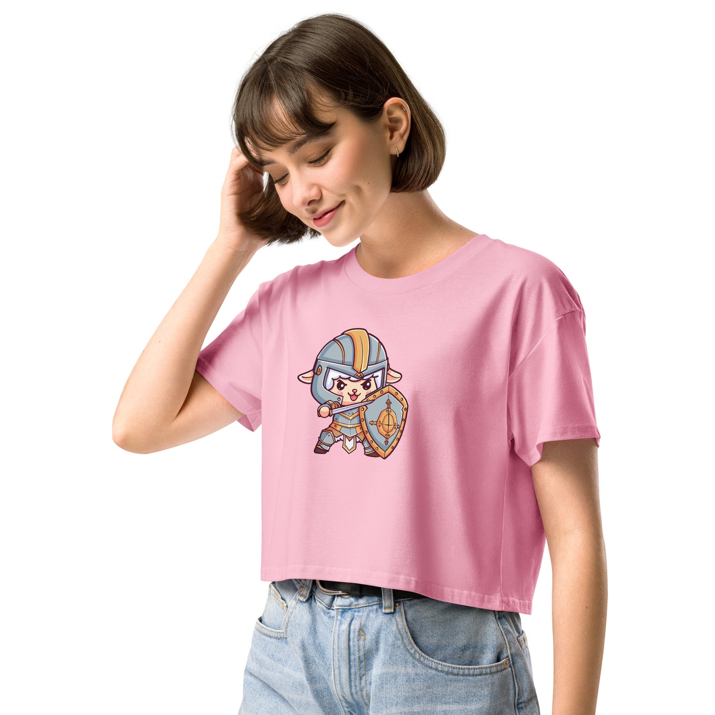 Fighter Sheep - Crop T-Shirt