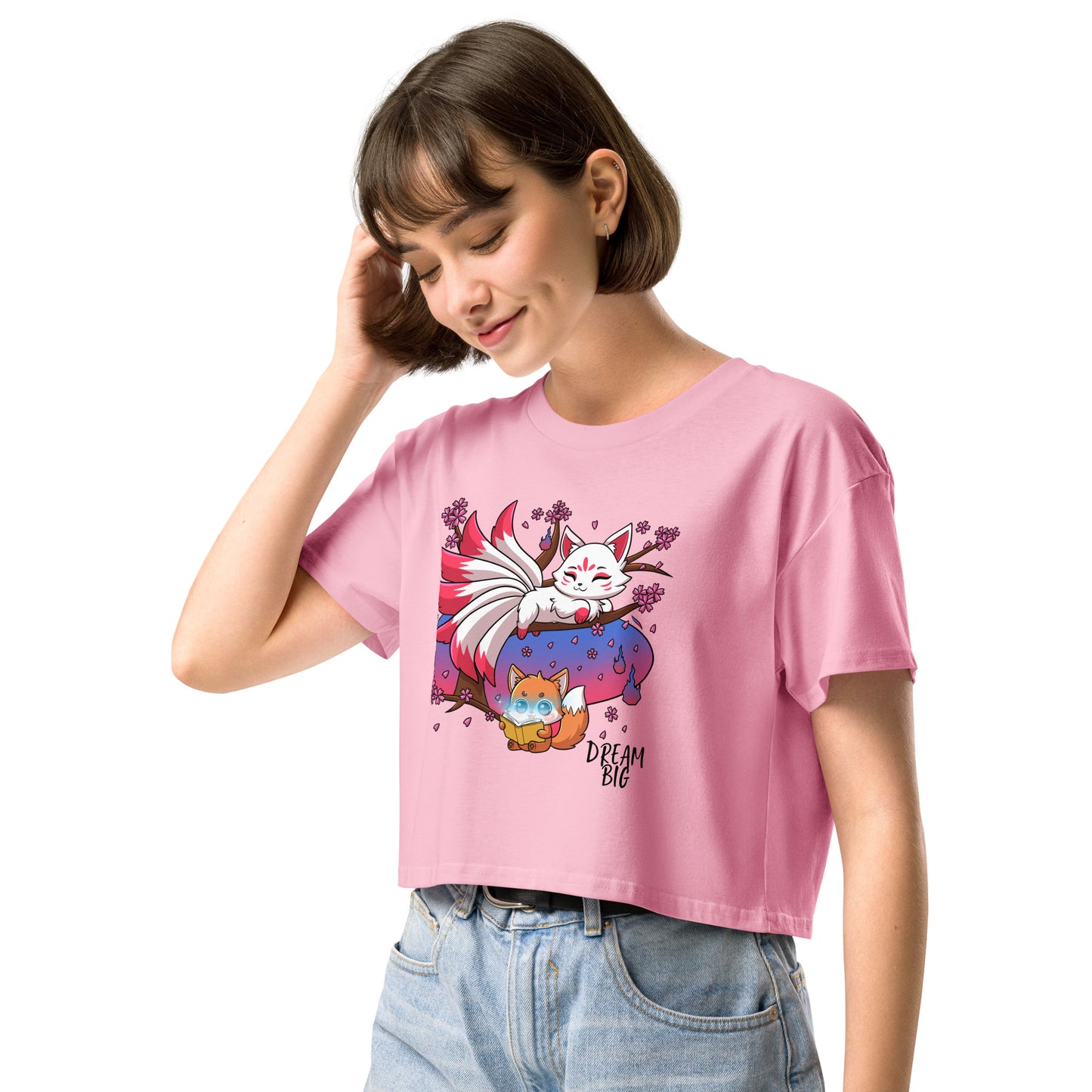 Foxy Dream Big - Crop T-Shirt