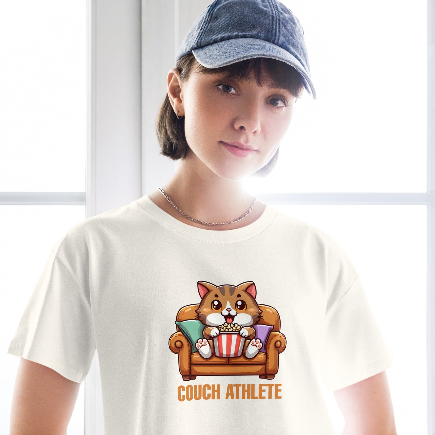Couch Athlete - Crop T-Shirt
