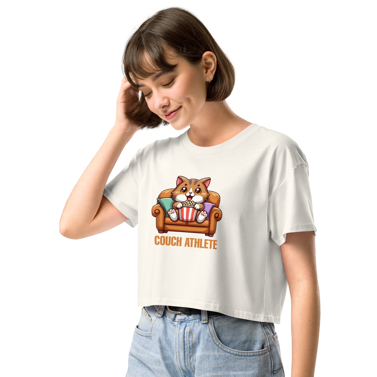 Couch Athlete - Crop T-Shirt