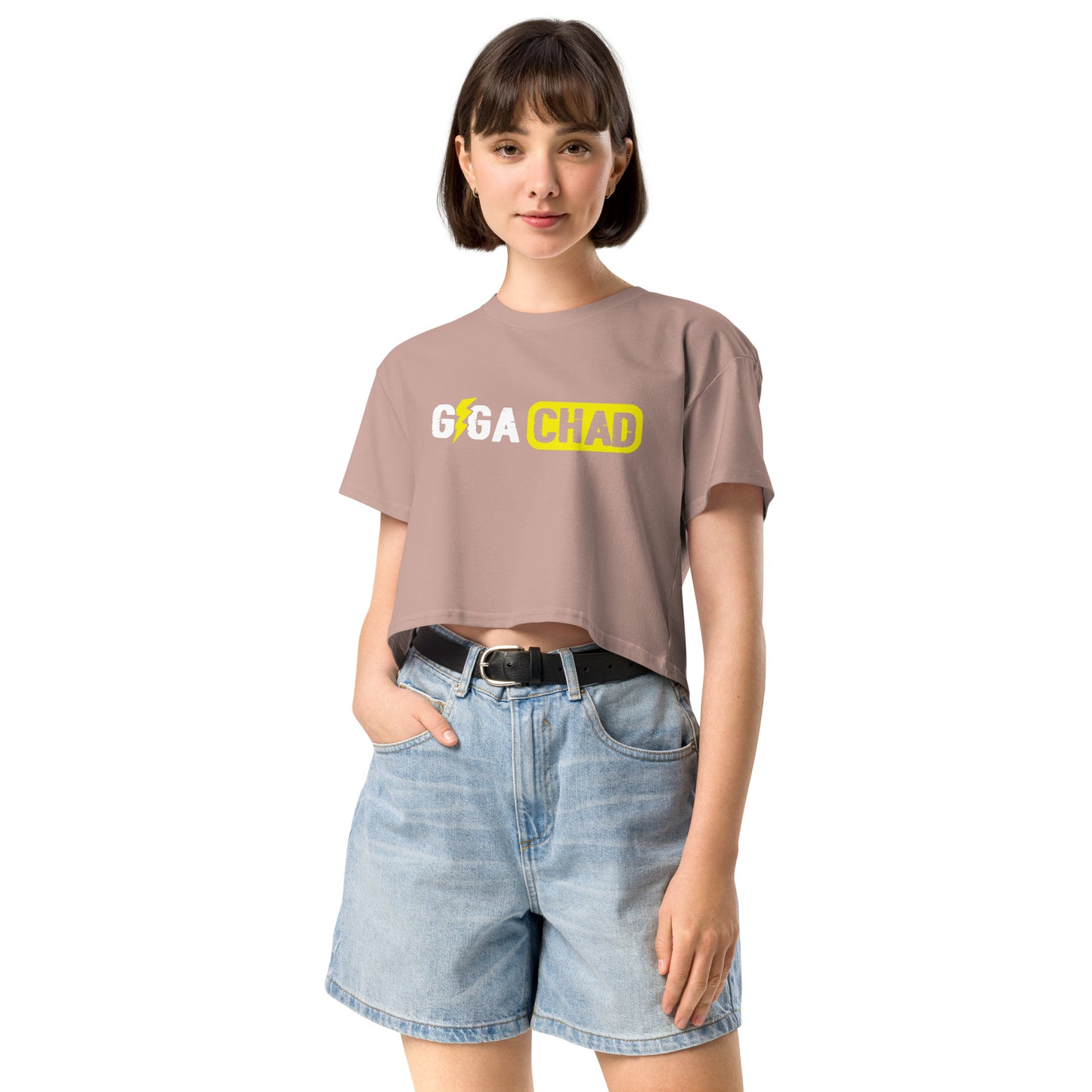 Giga Chad - Crop T-Shirt