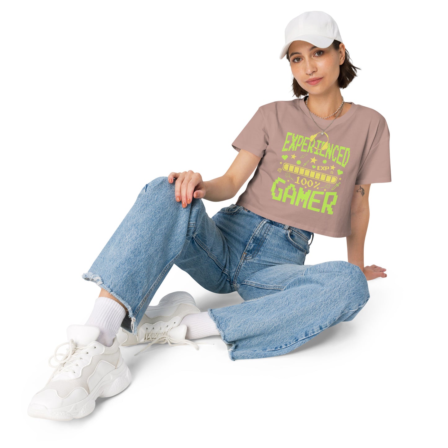 Experienced Gamer - Crop T-Shirt