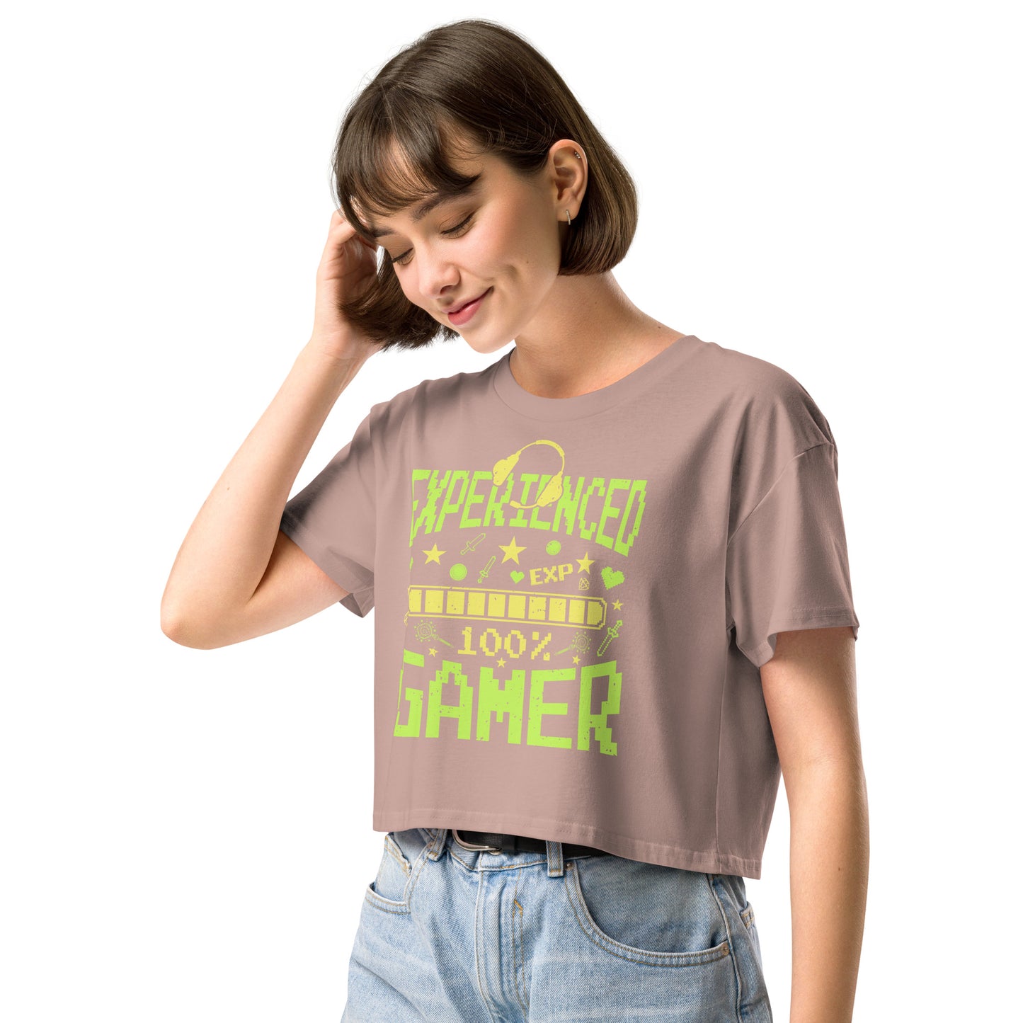 Experienced Gamer - Crop T-Shirt
