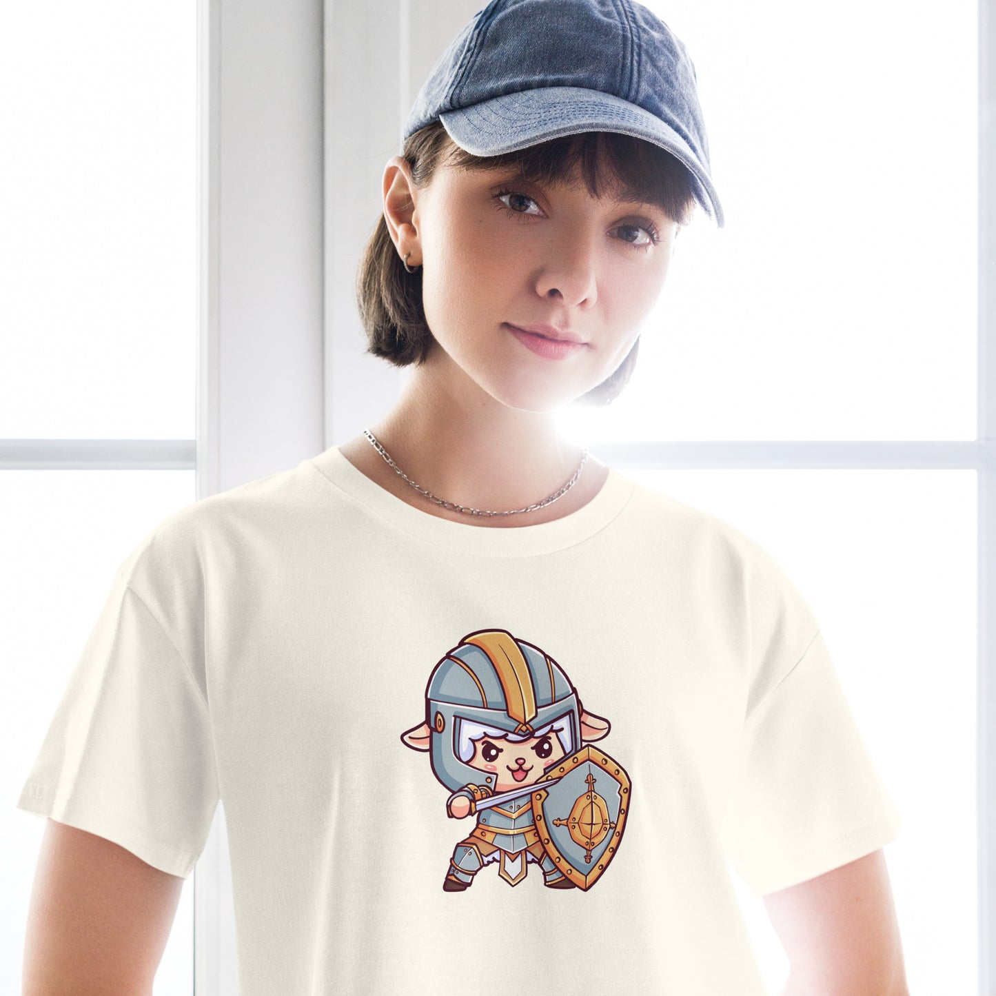 Fighter Sheep - Crop T-Shirt