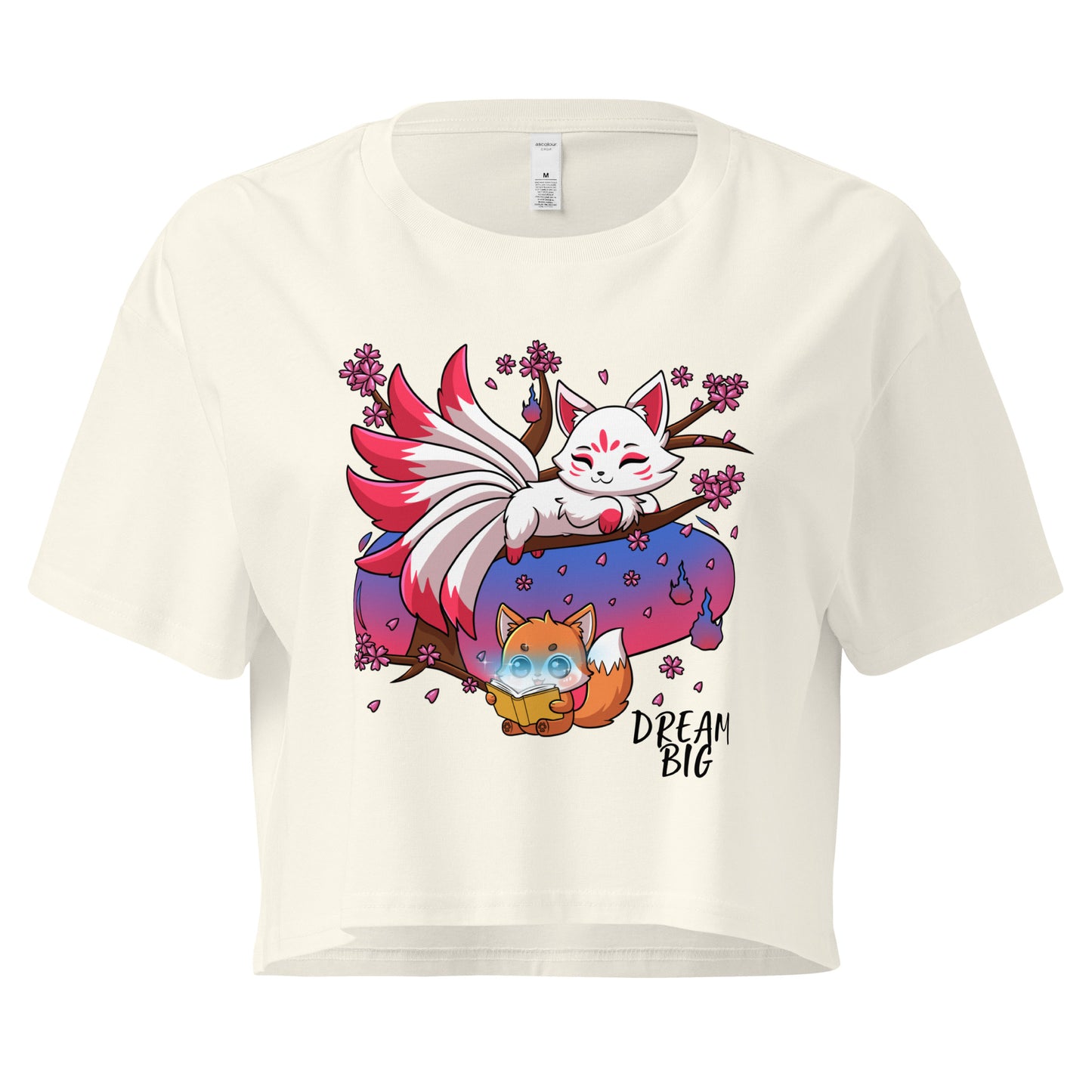Foxy Dream Big - Crop T-Shirt