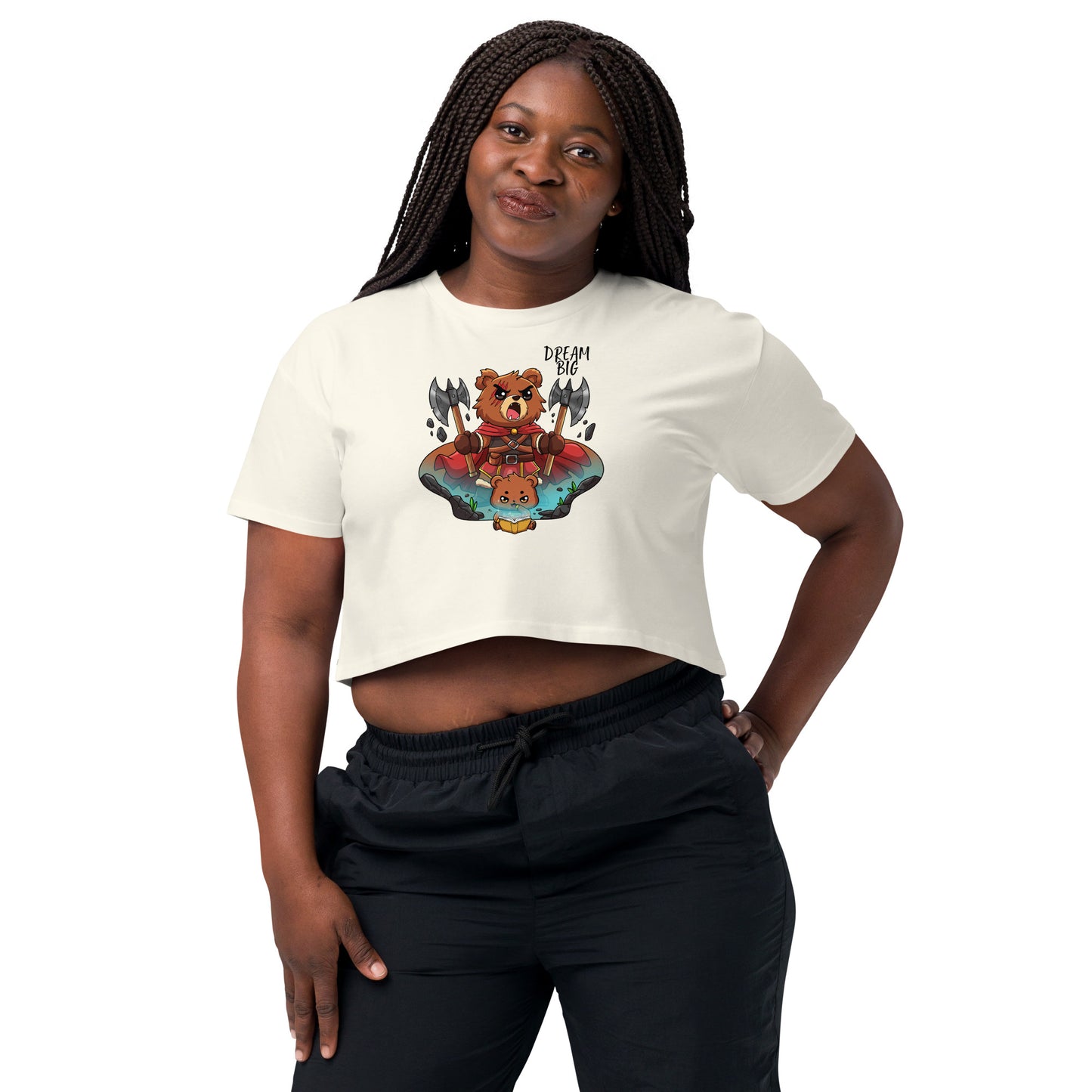 Bearserker Dream Big - Crop T-Shirt