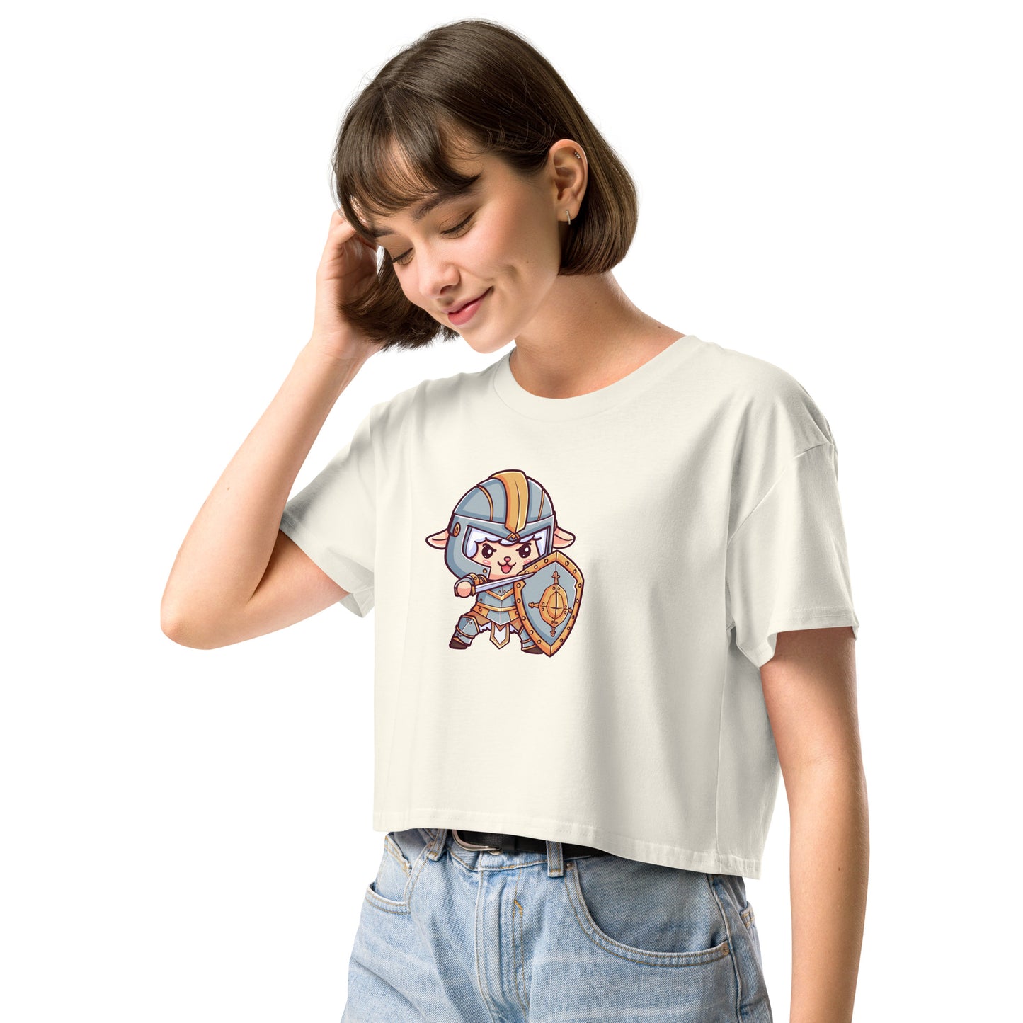 Fighter Sheep - Crop T-Shirt