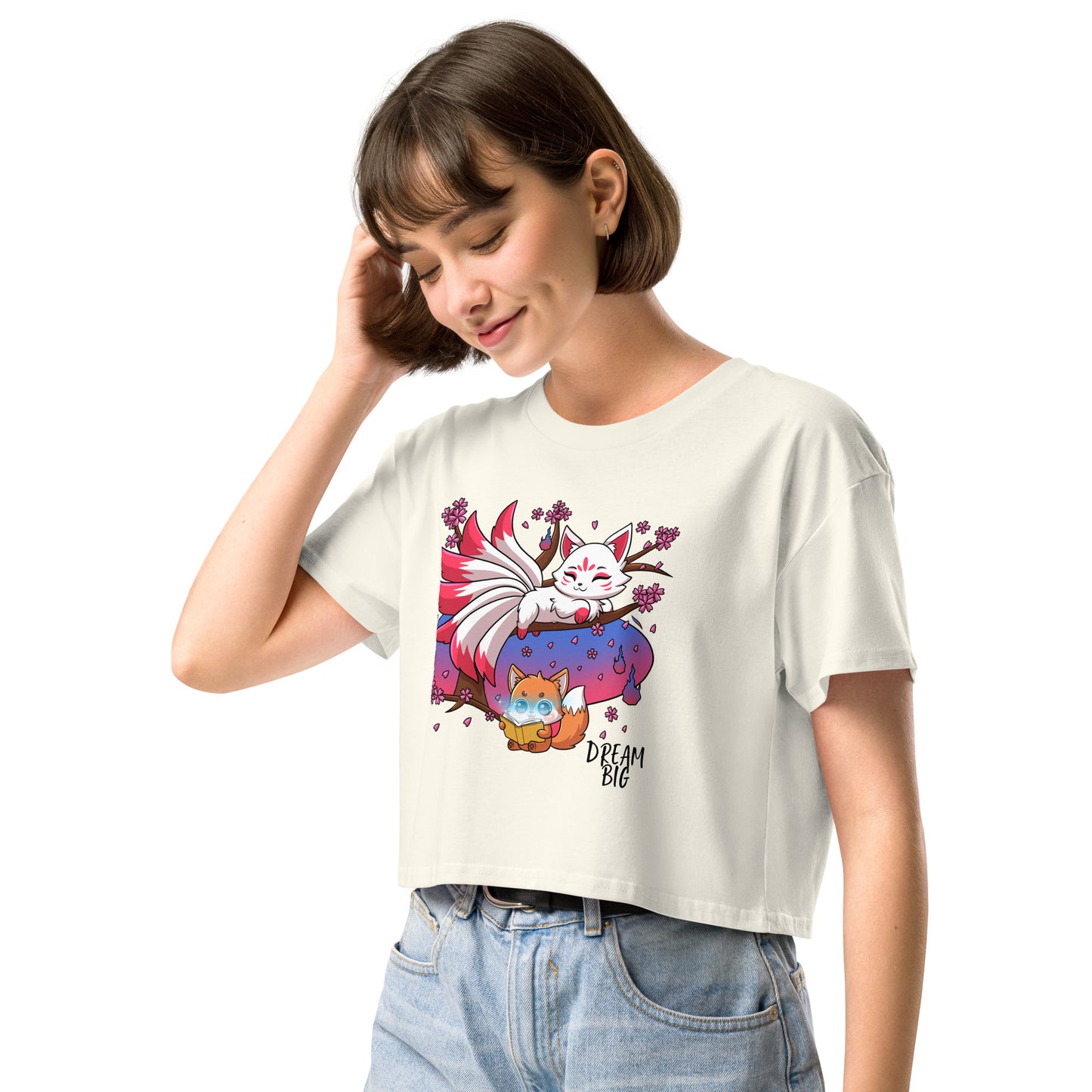 Foxy Dream Big - Crop T-Shirt