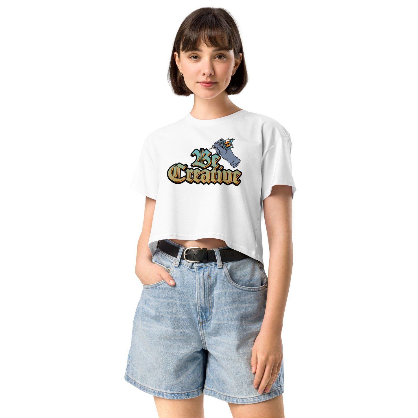 Be Creative - Crop T-Shirt