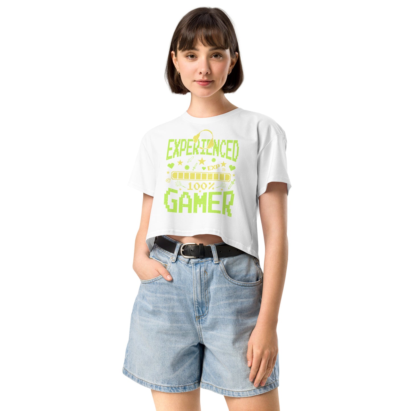 Experienced Gamer - Crop T-Shirt