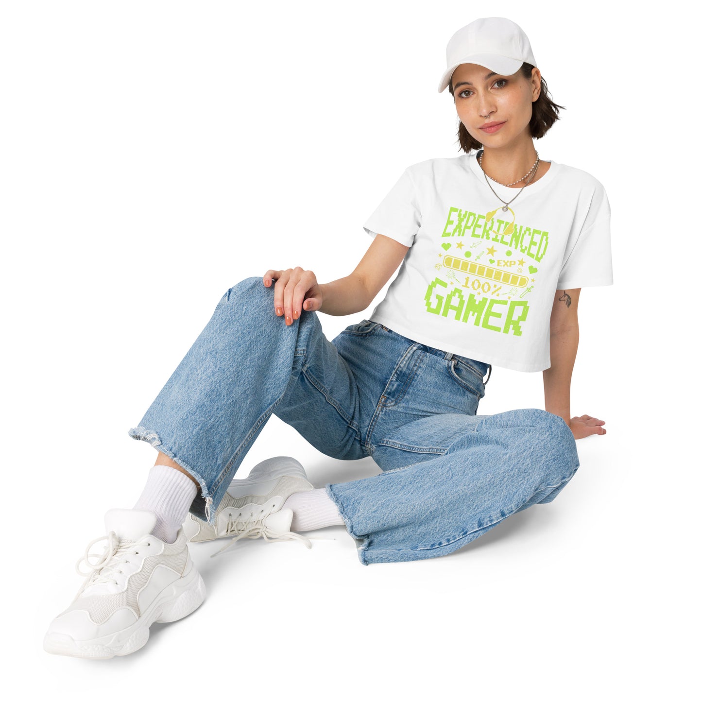 Experienced Gamer - Crop T-Shirt