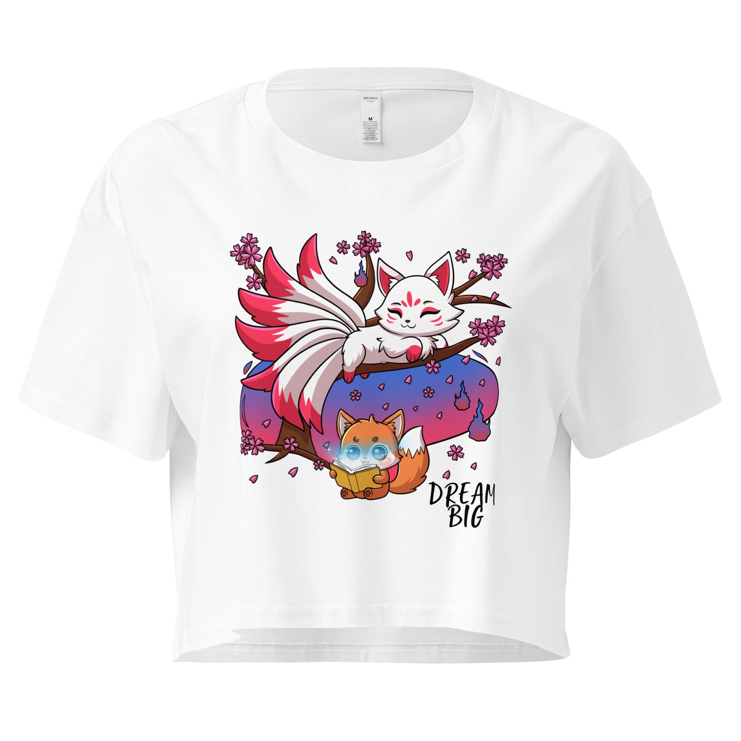 Foxy Dream Big - Crop T-Shirt