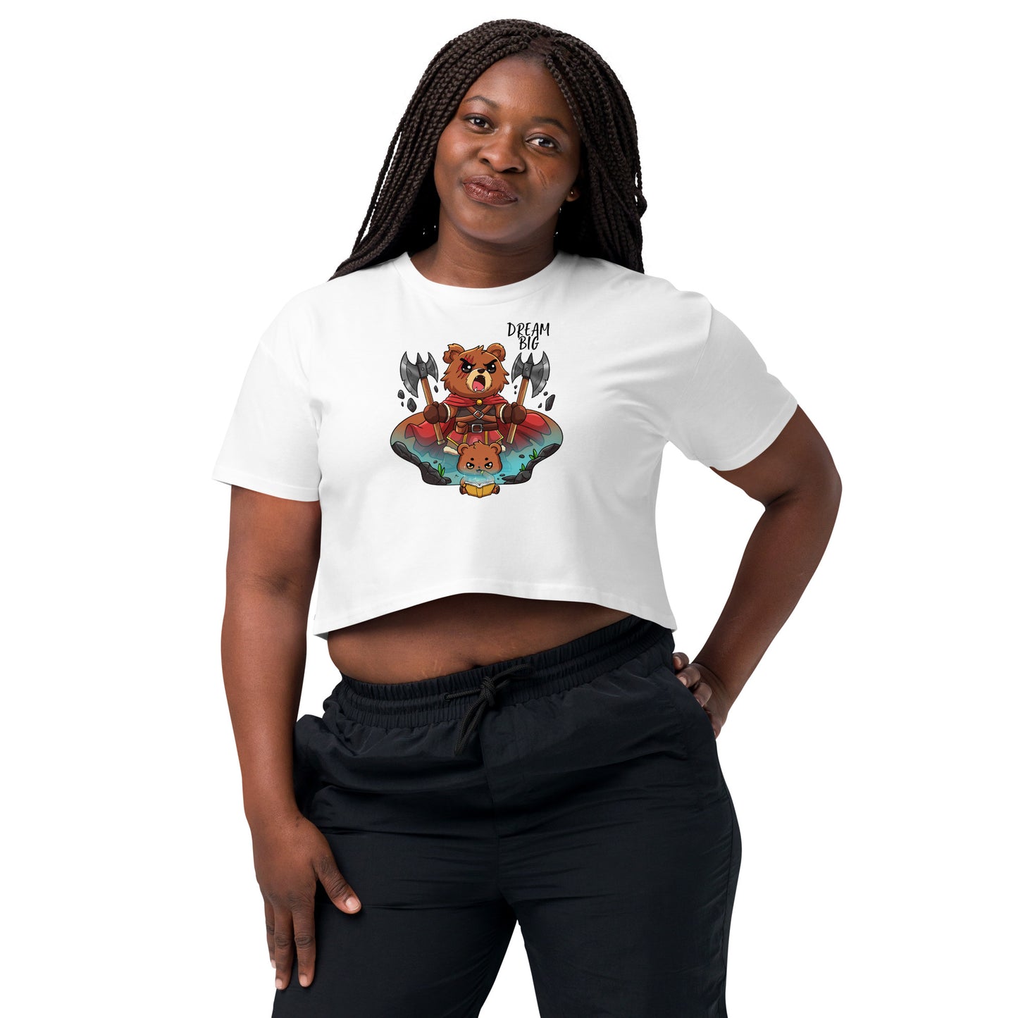 Bearserker Dream Big - Crop T-Shirt