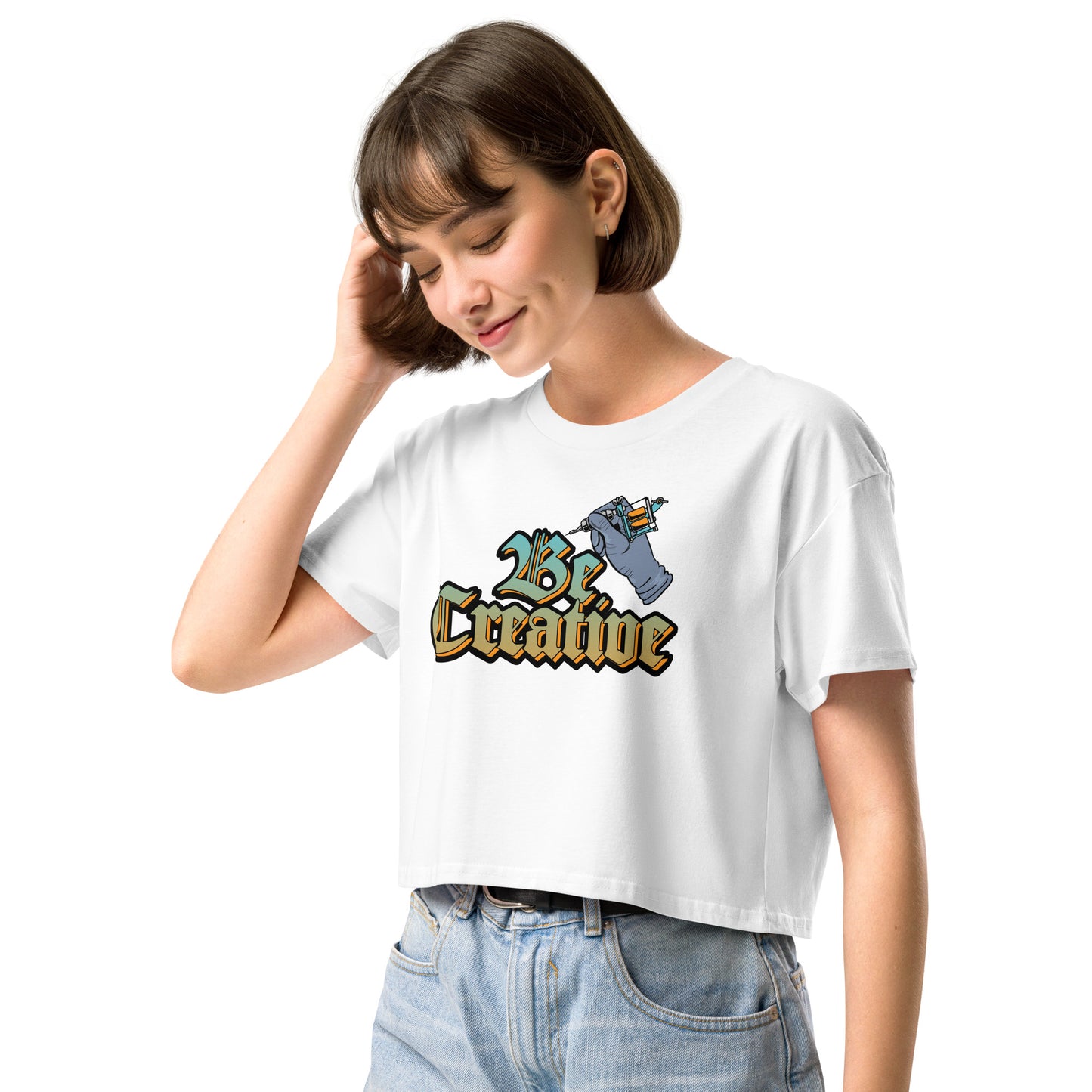 Be Creative - Crop T-Shirt