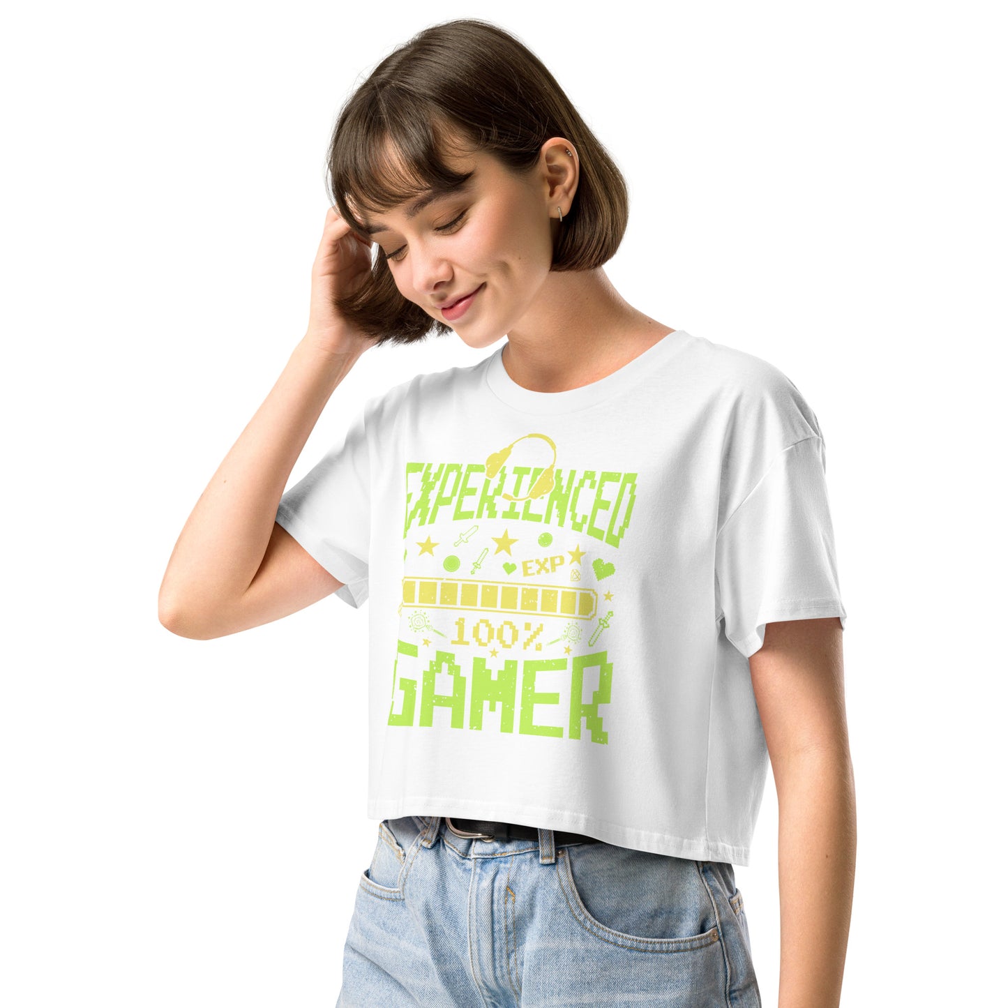 Experienced Gamer - Crop T-Shirt