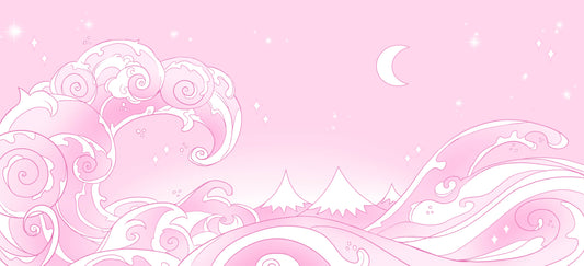 Kawaii Waves pink - MerchMotten