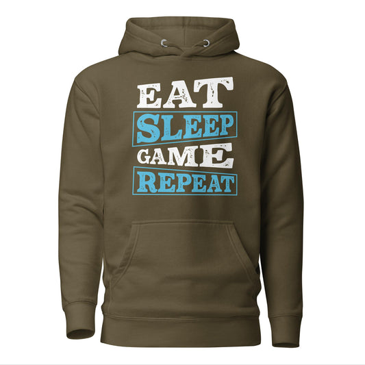 Eat, Sleep, Game, Repeat - Hoodie - MerchMotten