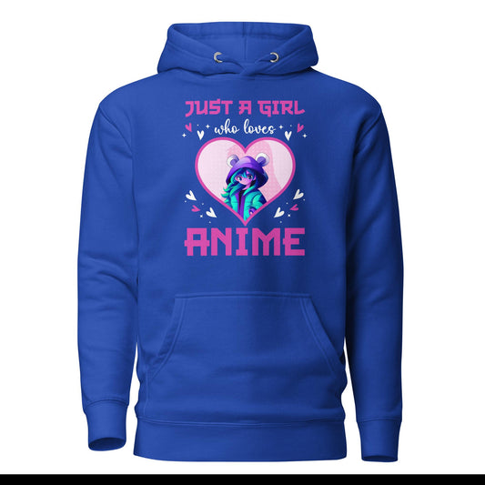 Girl who loves Anime - Hoodie - MerchMotten