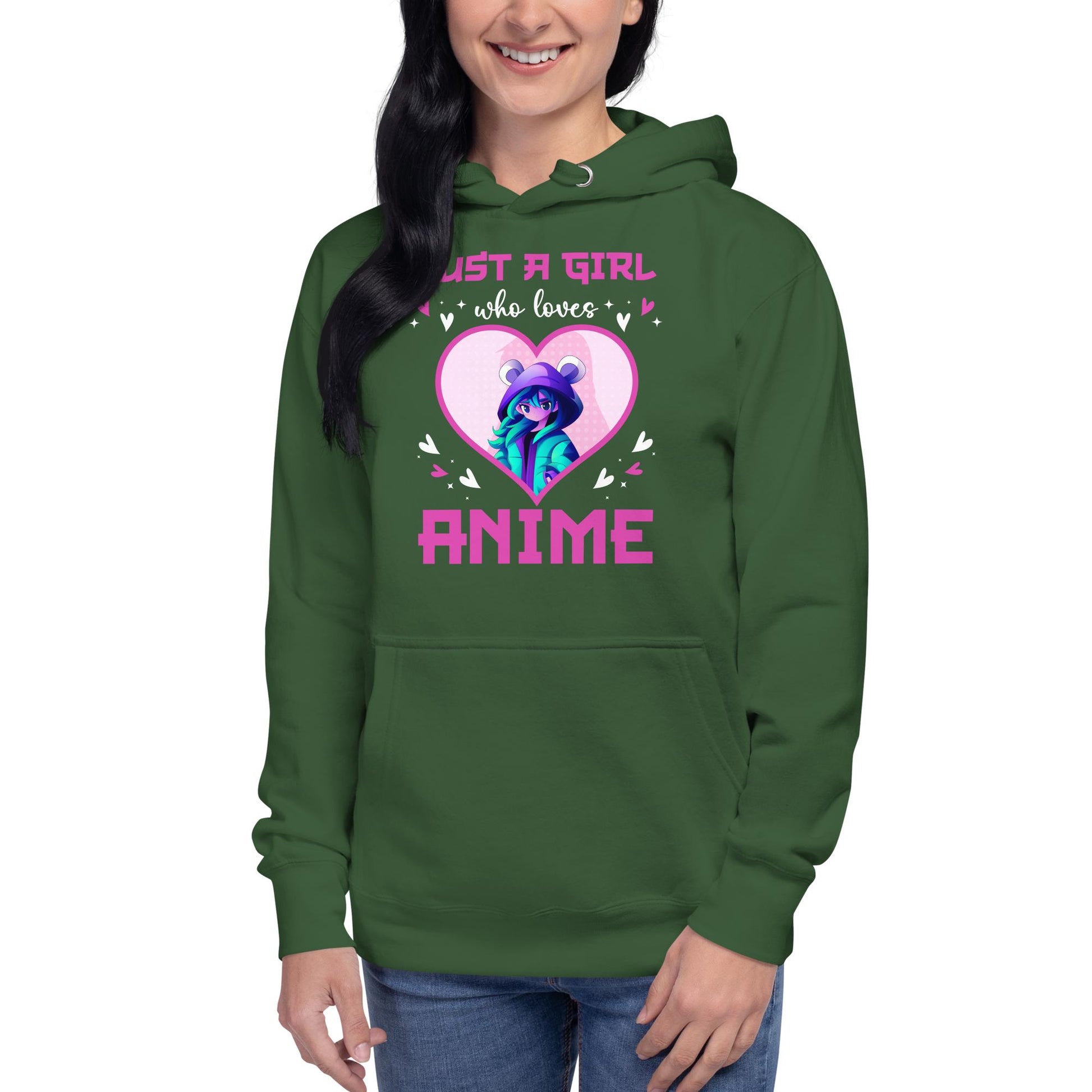 Girl who loves Anime - Hoodie - MerchMotten