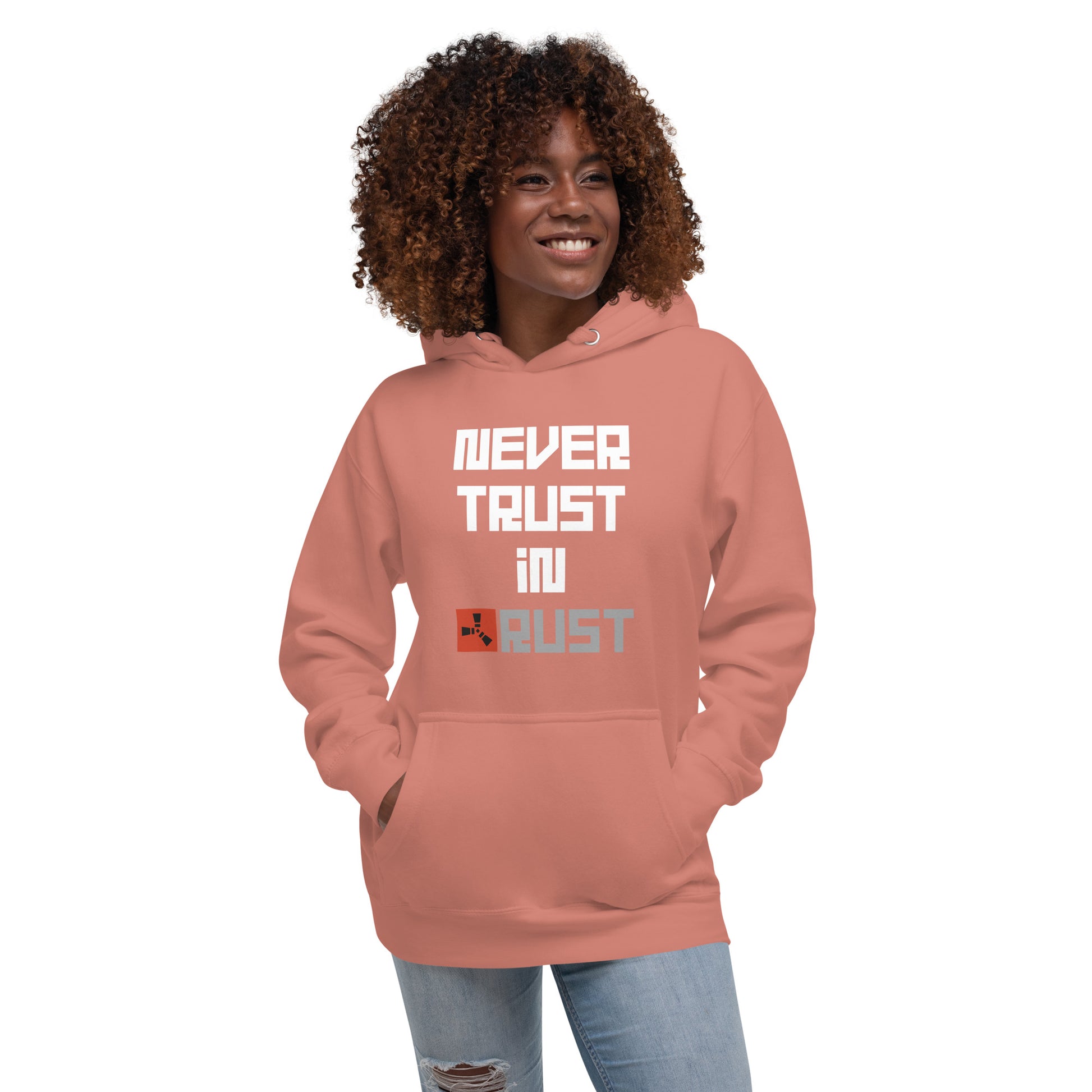 Never Trust in Rust dunkel - Hoodie - MerchMotten