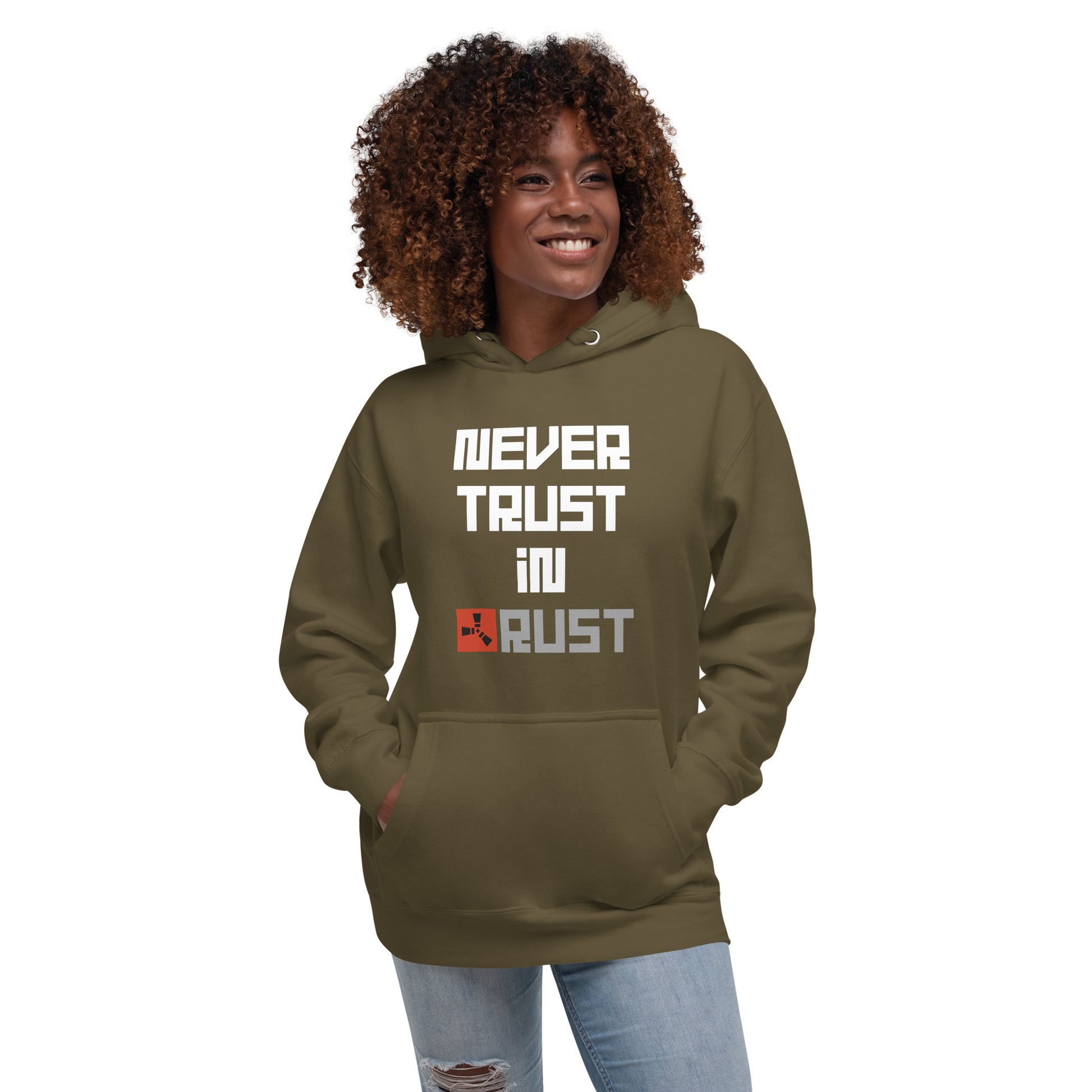 Never Trust in Rust dunkel - Hoodie - MerchMotten