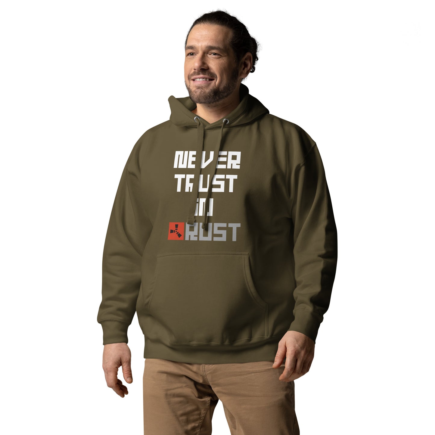 Never Trust in Rust dunkel - Hoodie - MerchMotten