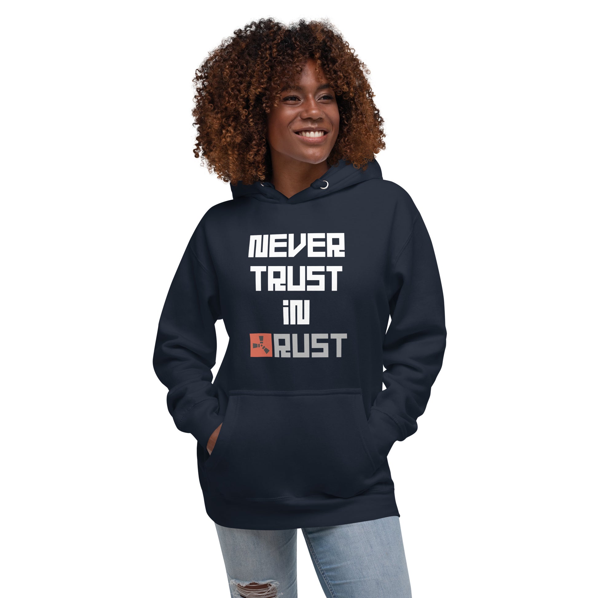Never Trust in Rust dunkel - Hoodie - MerchMotten