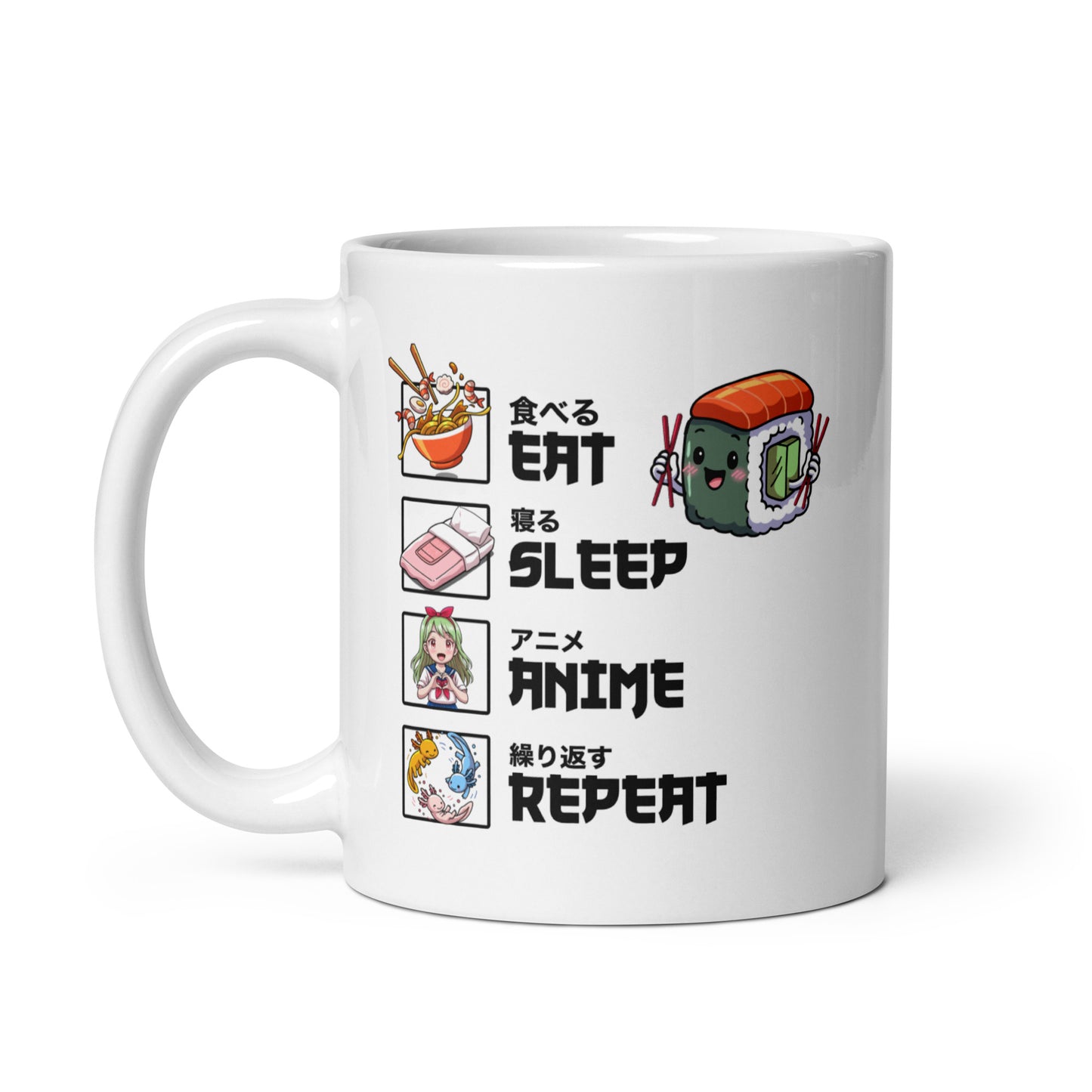 Eat Sleep Anime Repeat - Tasse