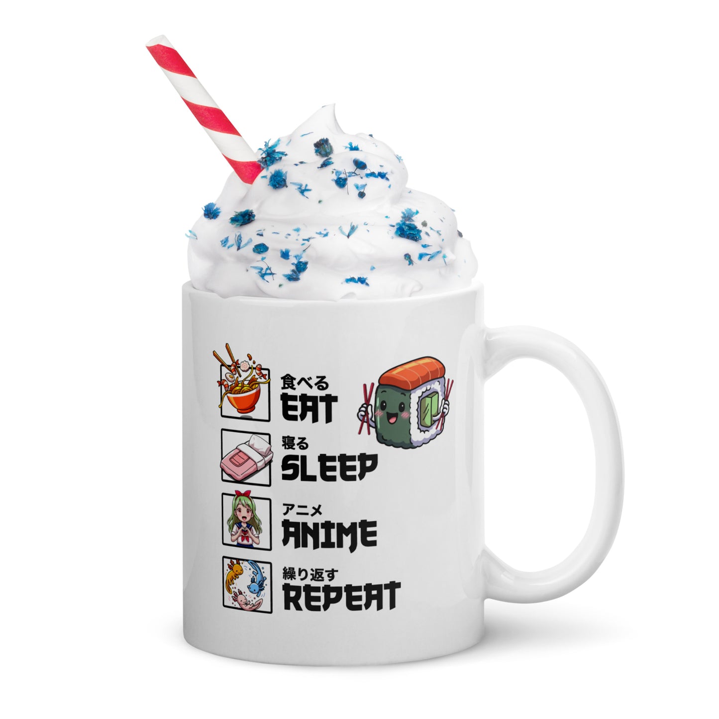 Eat Sleep Anime Repeat - Tasse